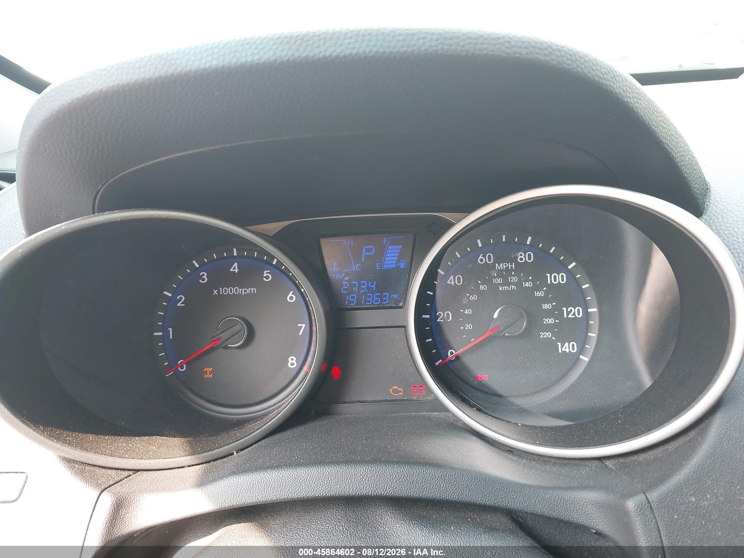 2013 Hyundai Tucson Gls White vin: KM8JUCAC2DU629109
