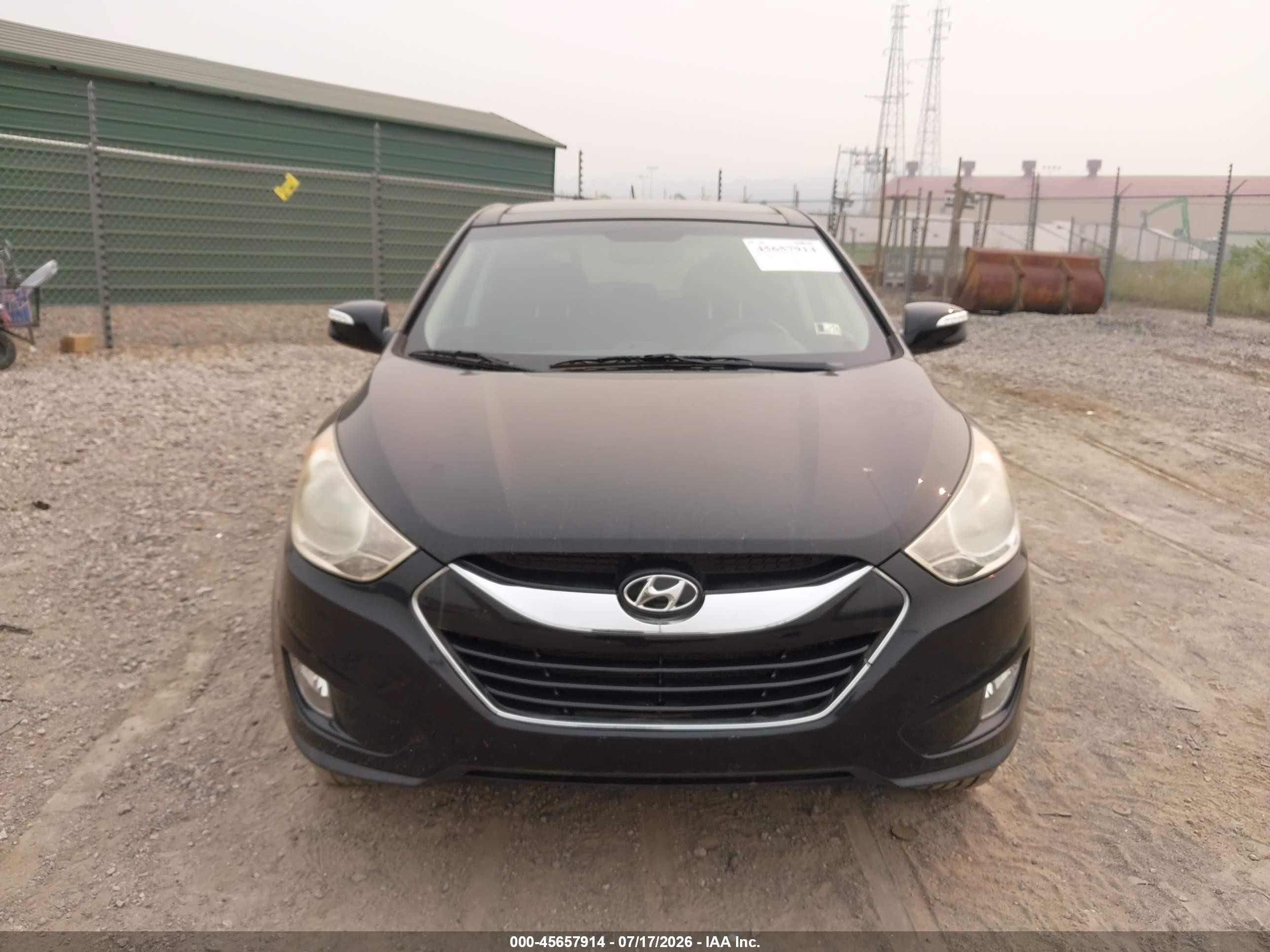 2013 Hyundai Tucson Limited Black vin: KM8JUCAC2DU774697