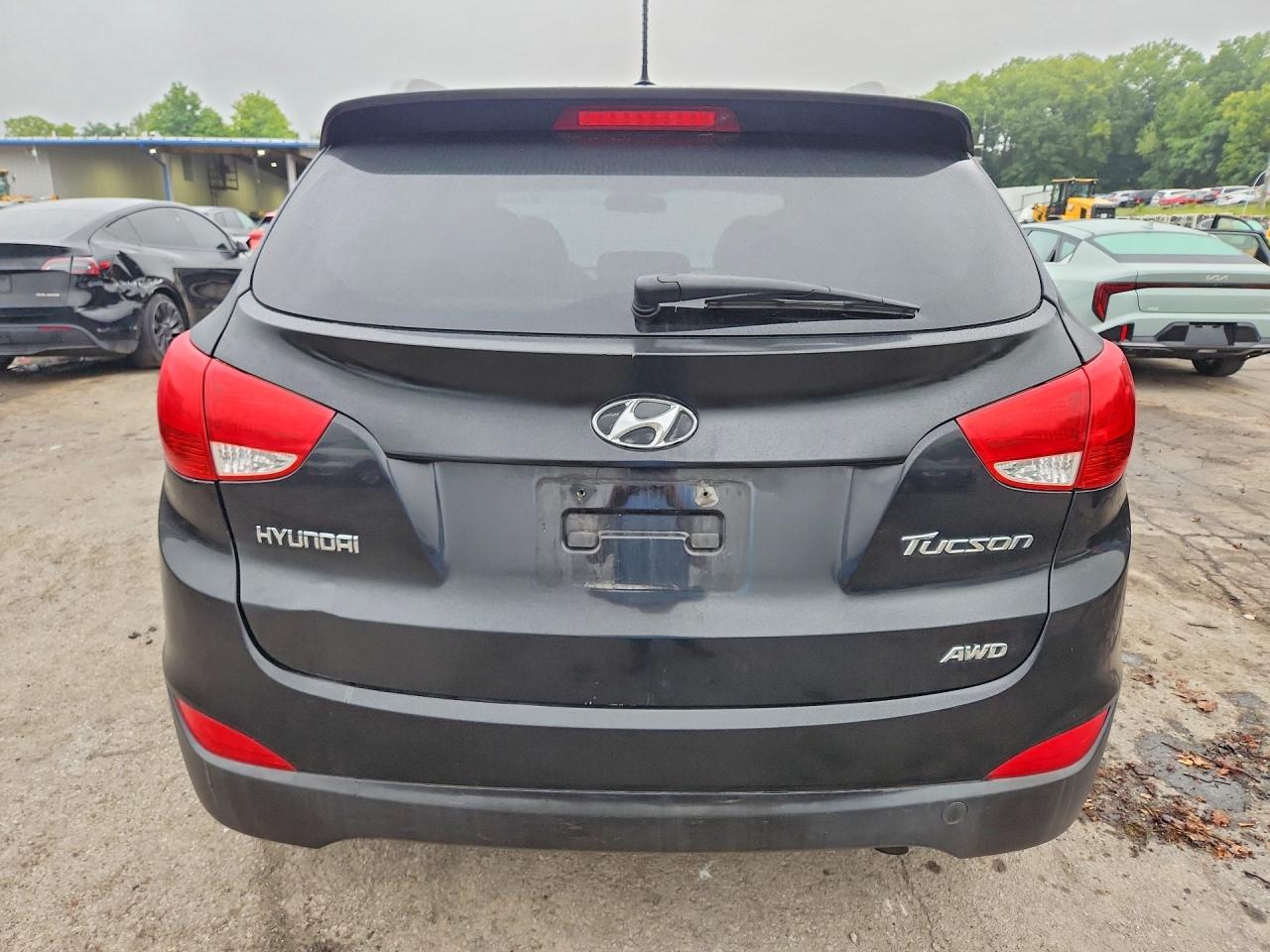 2010 Hyundai Tucson Gls Black vin: KM8JUCAC3AU023040