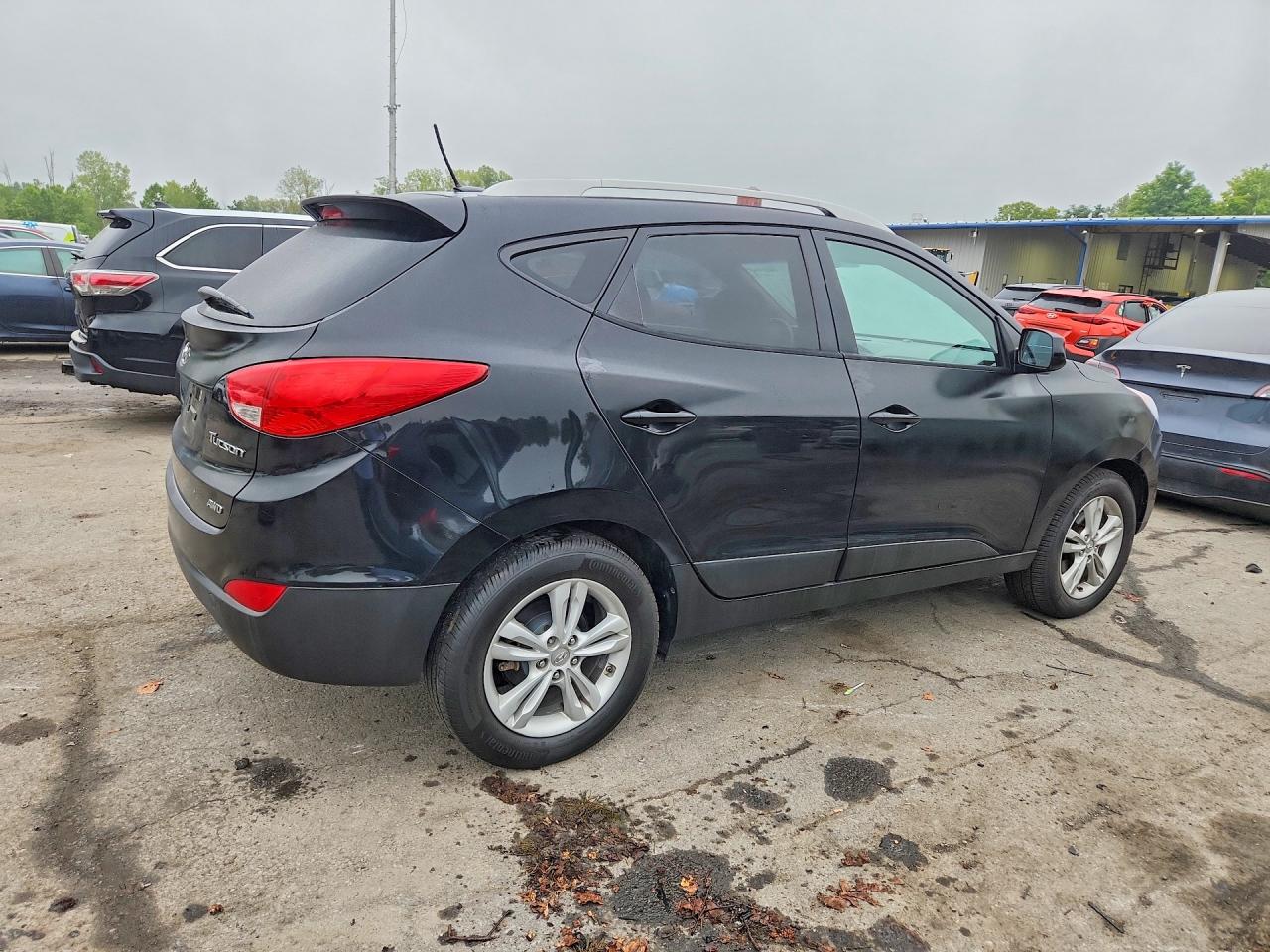 2010 Hyundai Tucson Gls Black vin: KM8JUCAC3AU023040