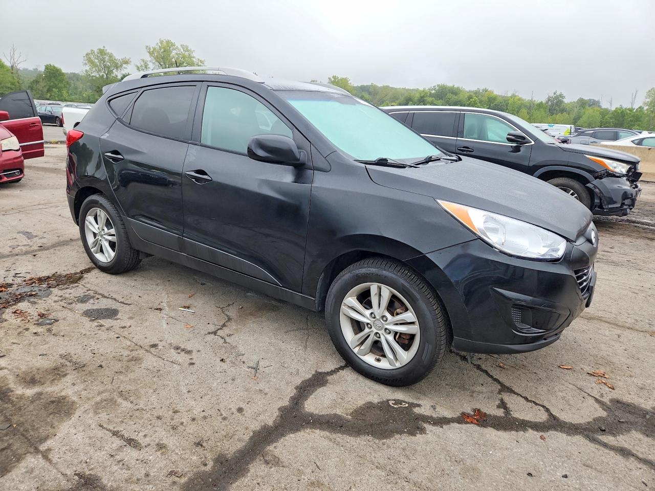 2010 Hyundai Tucson Gls Black vin: KM8JUCAC3AU023040