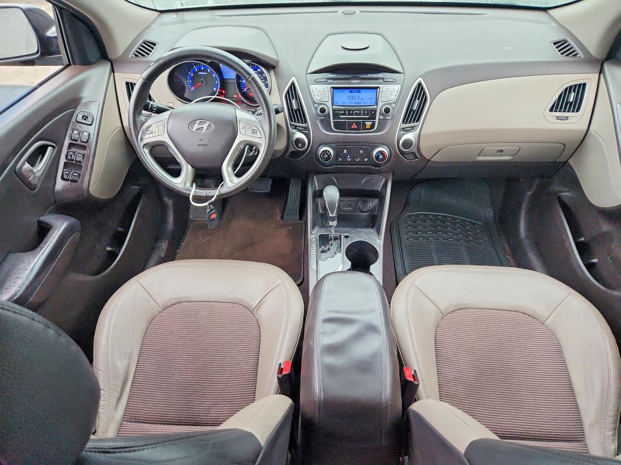2010 Hyundai Tucson Gls Black vin: KM8JUCAC3AU023040