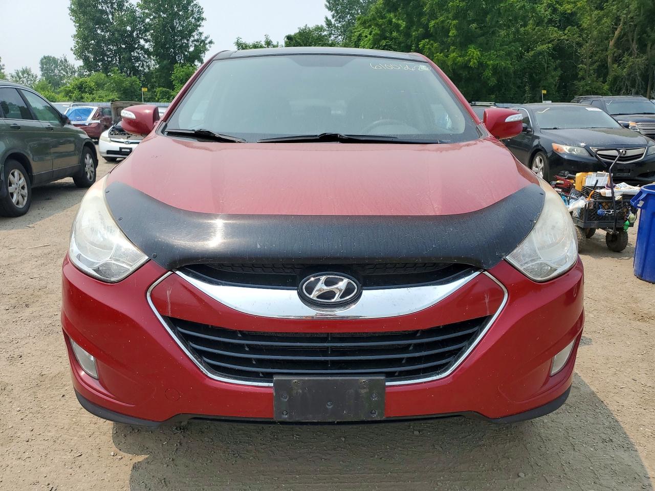 2010 Hyundai Tucson Gls Red vin: KM8JUCAC3AU025628