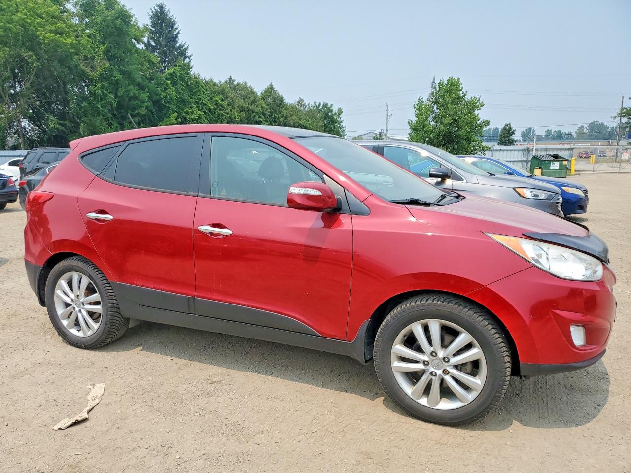 2010 Hyundai Tucson Gls Red vin: KM8JUCAC3AU025628