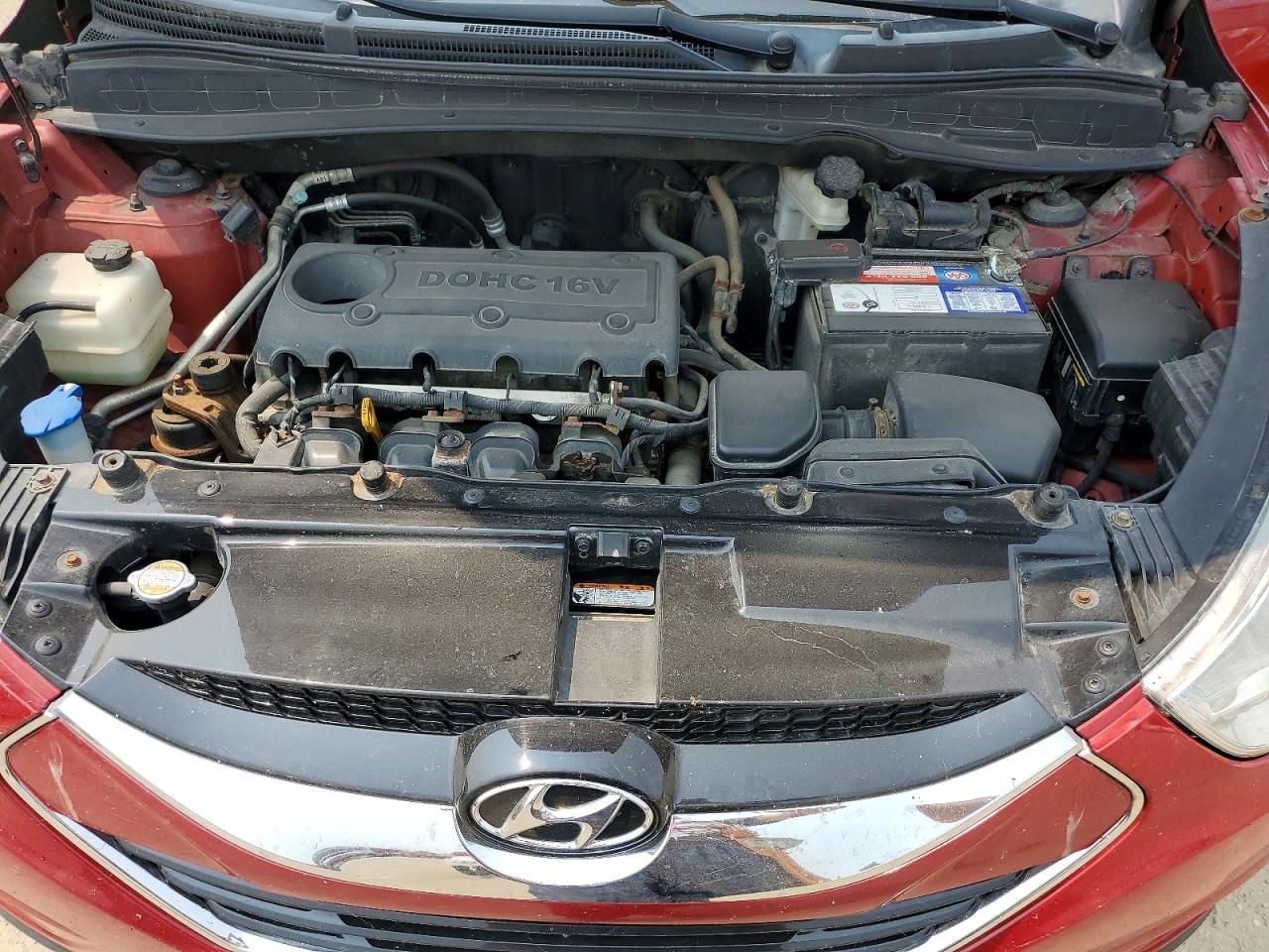 2010 Hyundai Tucson Gls Red vin: KM8JUCAC3AU025628