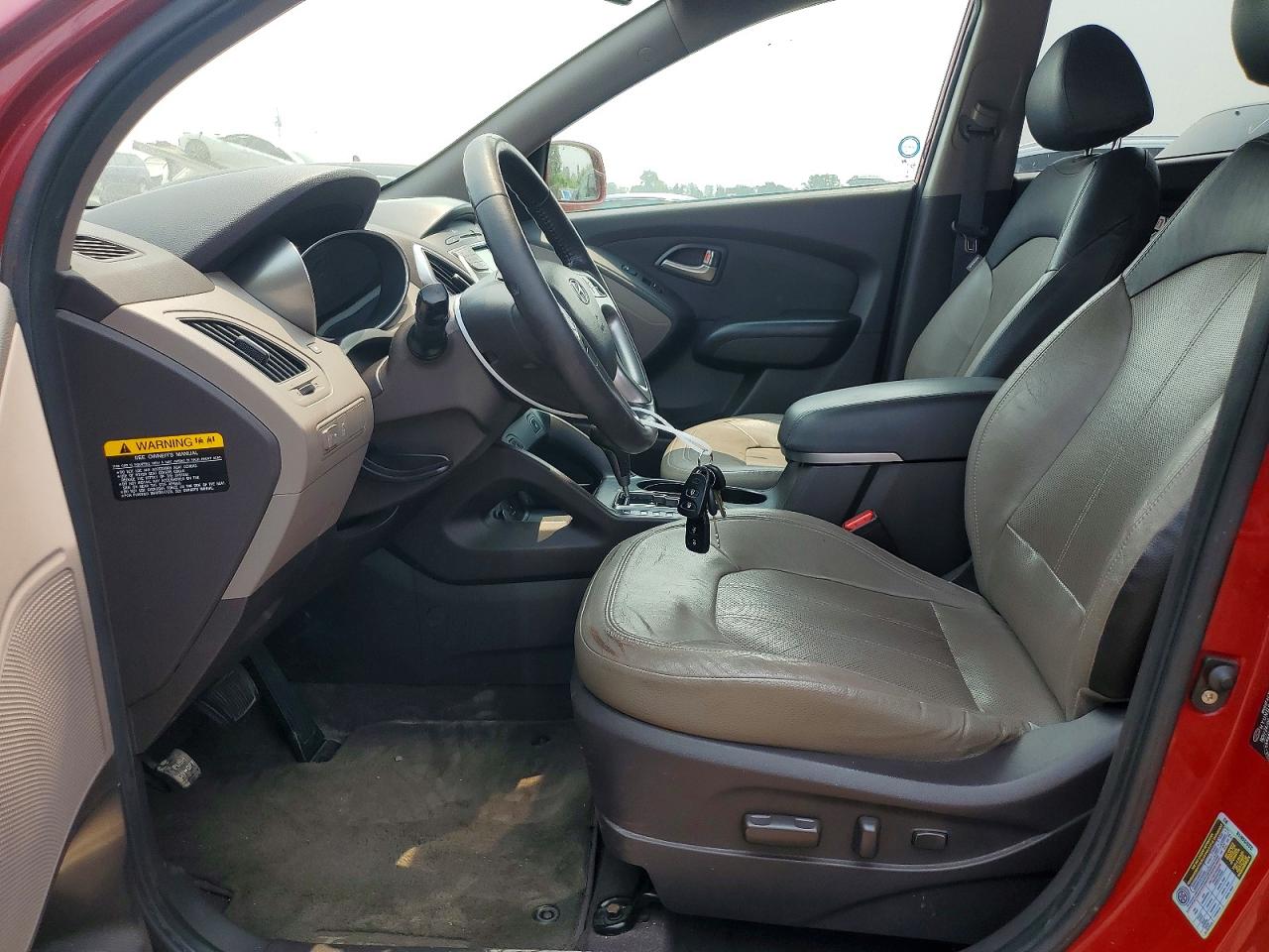 2010 Hyundai Tucson Gls Red vin: KM8JUCAC3AU025628