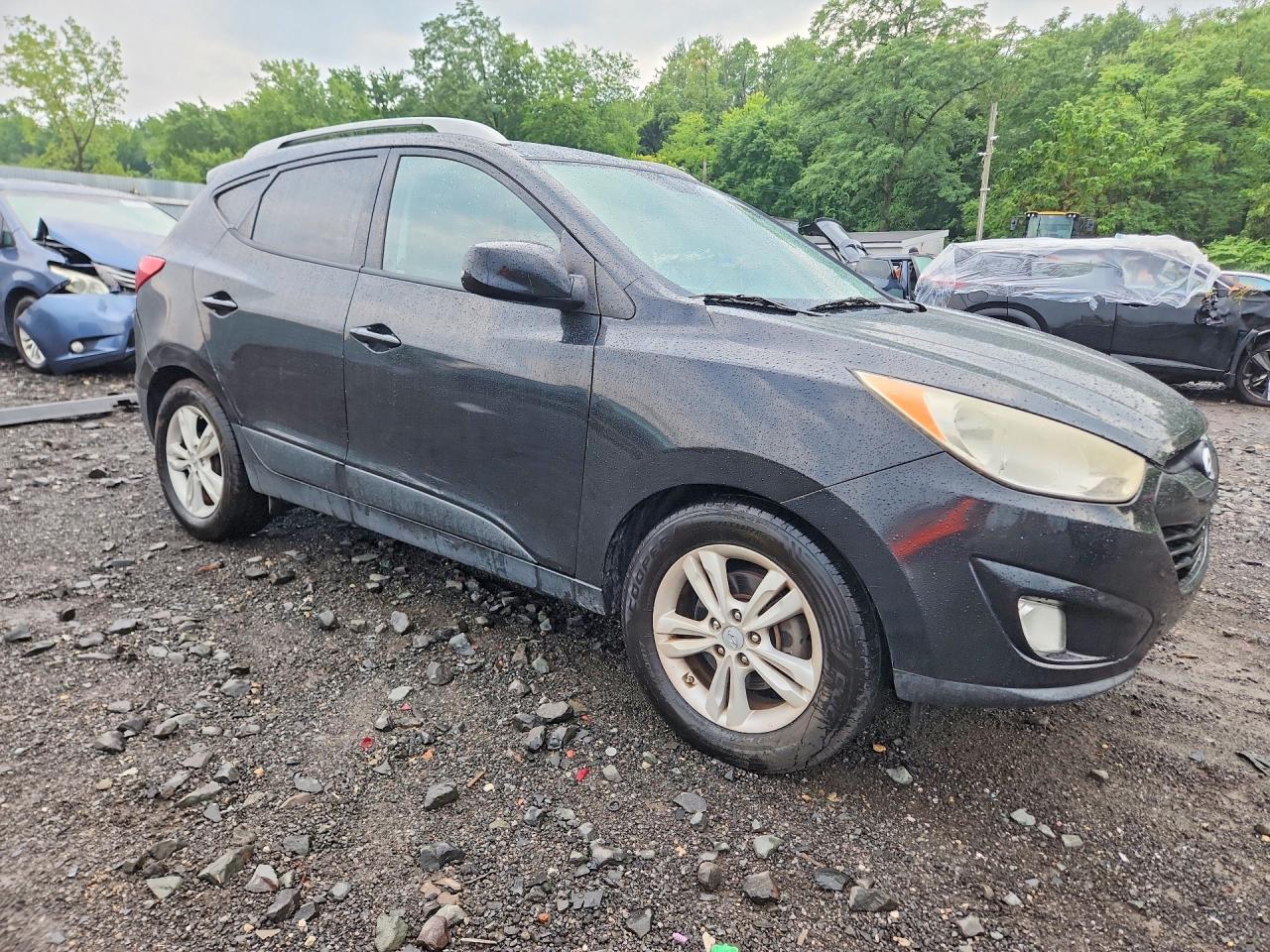 2010 Hyundai Tucson Gls Black vin: KM8JUCAC3AU084520