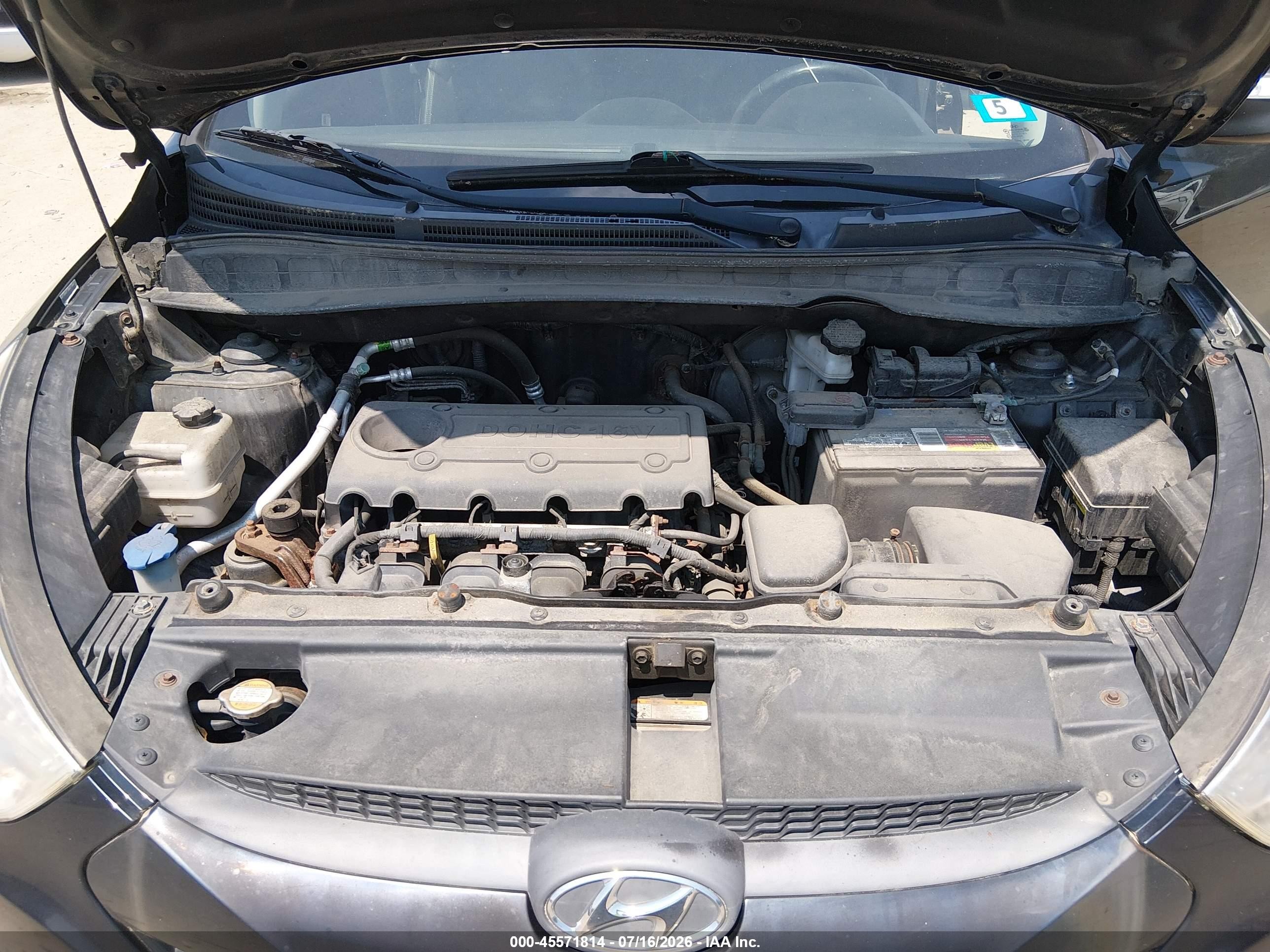 2012 Hyundai Tucson Gls Black vin: KM8JUCAC3CU396226