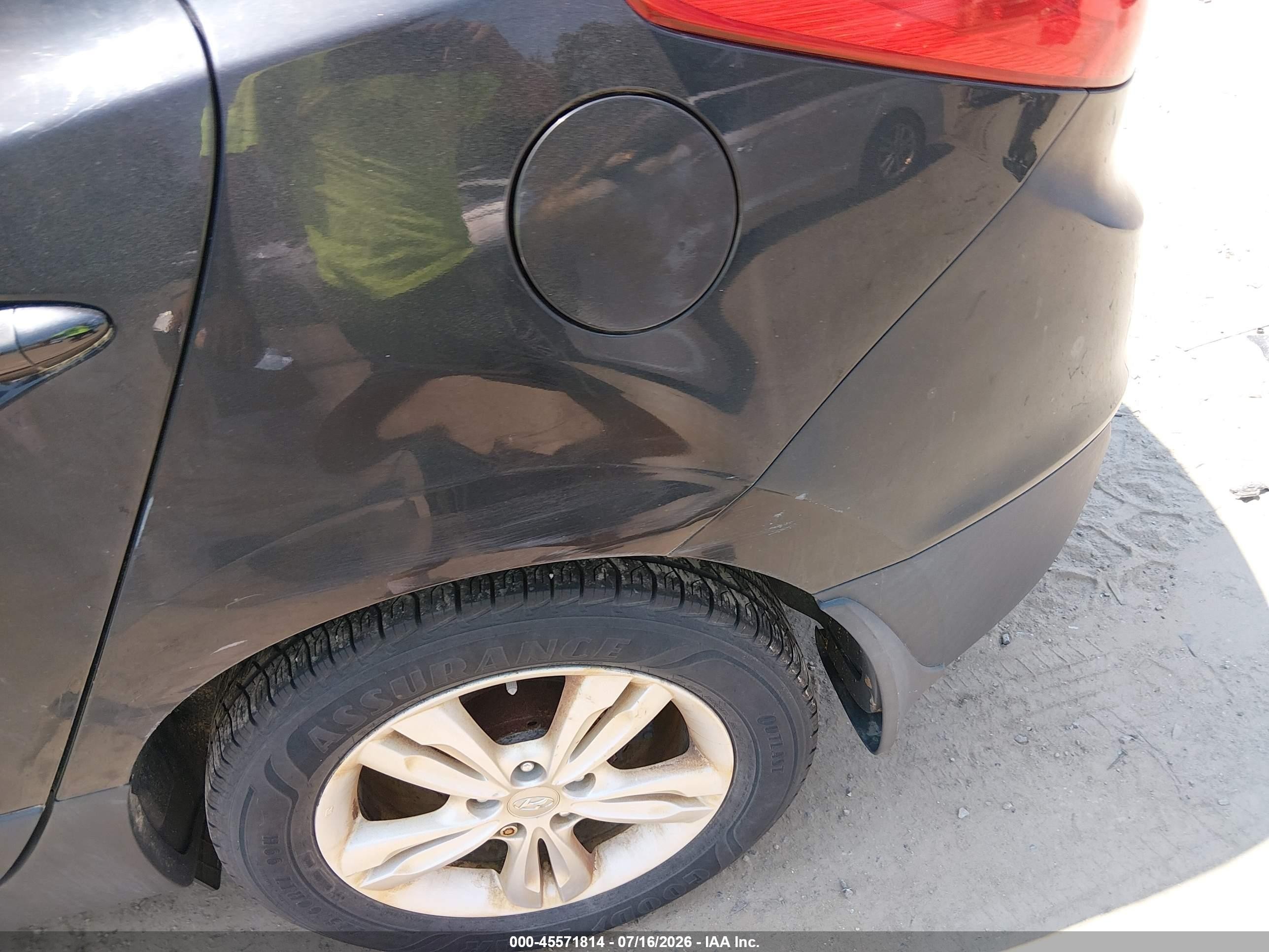 2012 Hyundai Tucson Gls Black vin: KM8JUCAC3CU396226