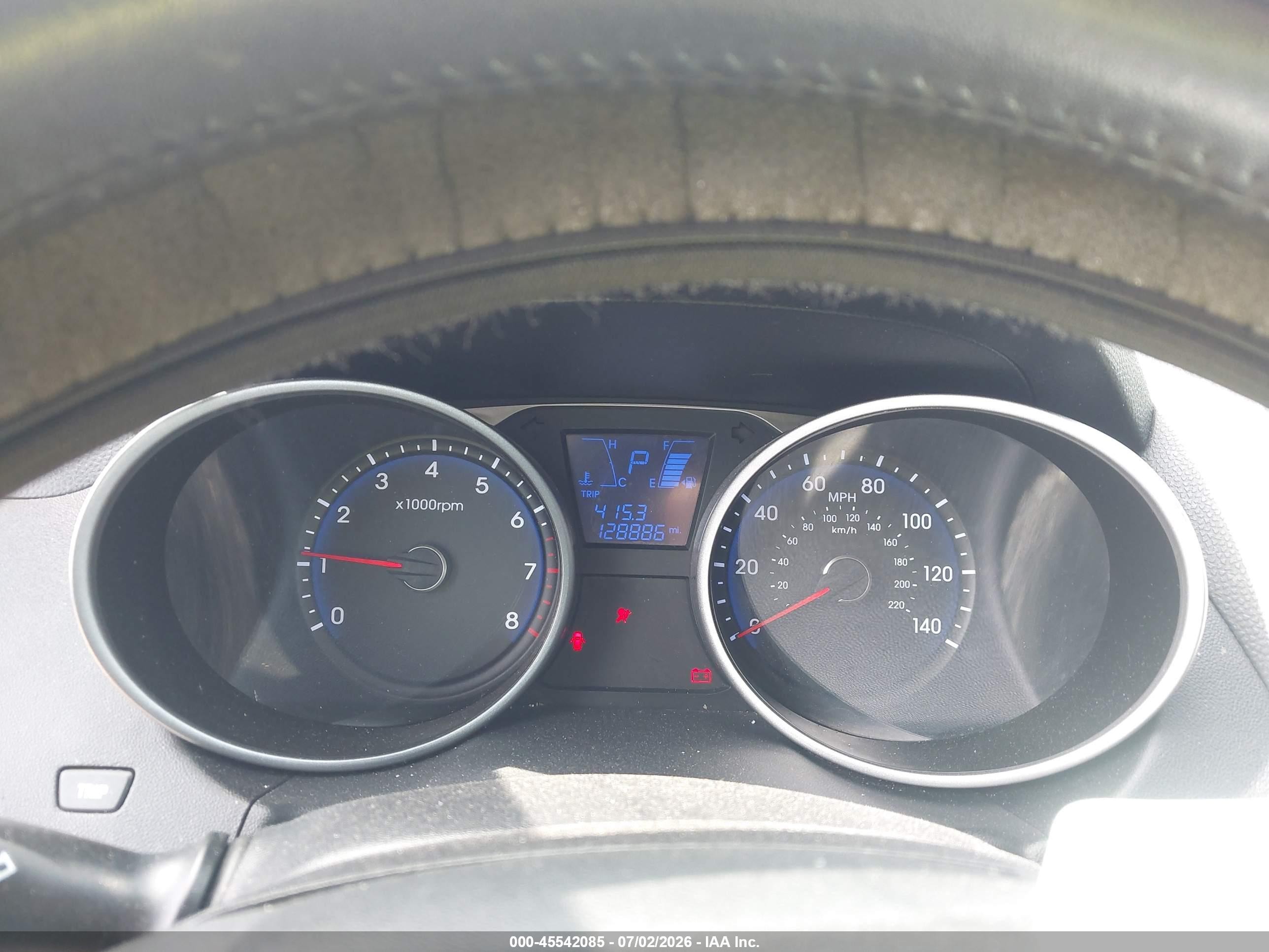 2012 Hyundai Tucson Limited Черный vin: KM8JUCAC3CU402641