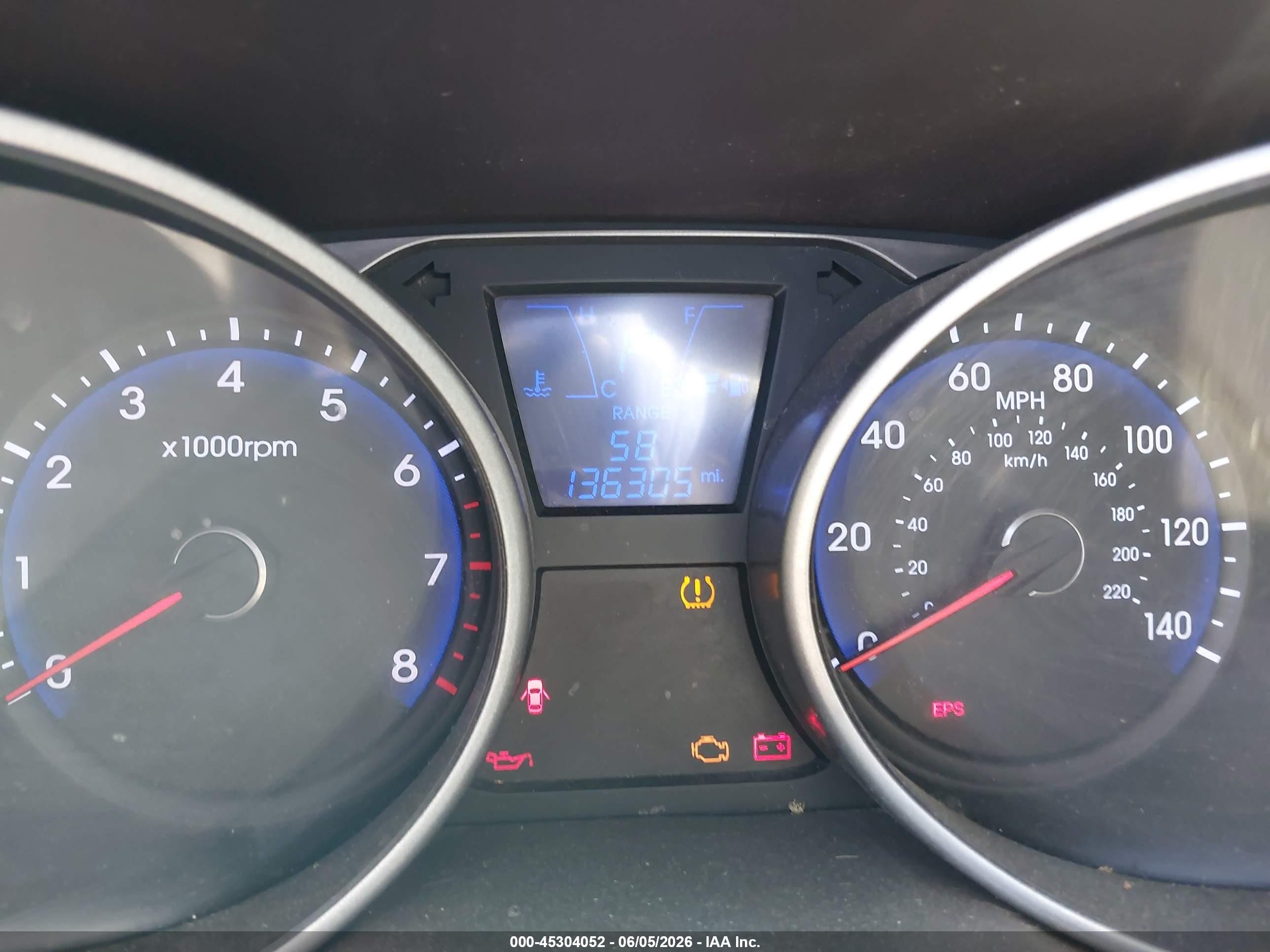 2012 Hyundai Tucson Gls Brown vin: KM8JUCAC3CU404583