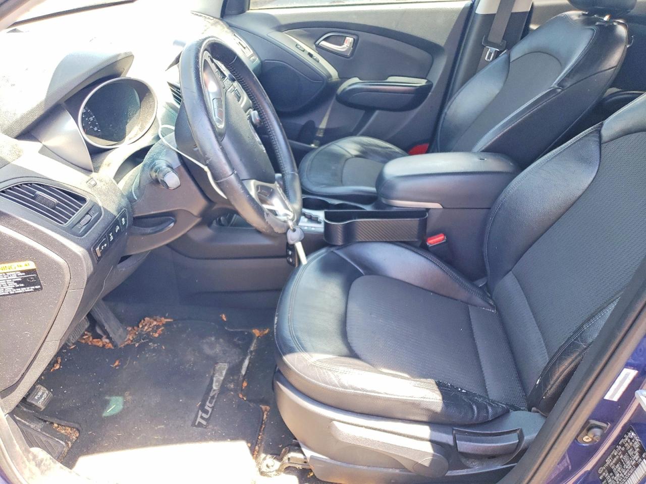 2012 Hyundai Tucson Gls Blue vin: KM8JUCAC3CU416913