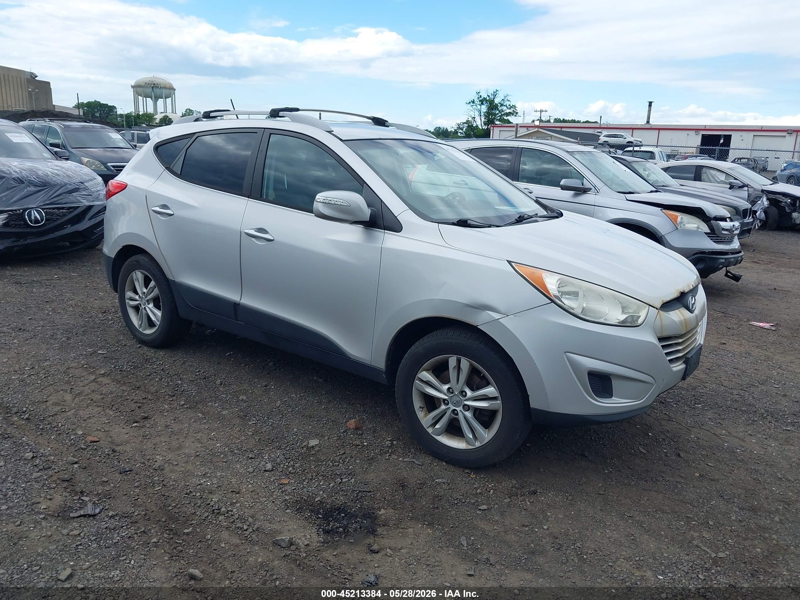 2012 Hyundai Tucson Gls Silver vin: KM8JUCAC3CU420556