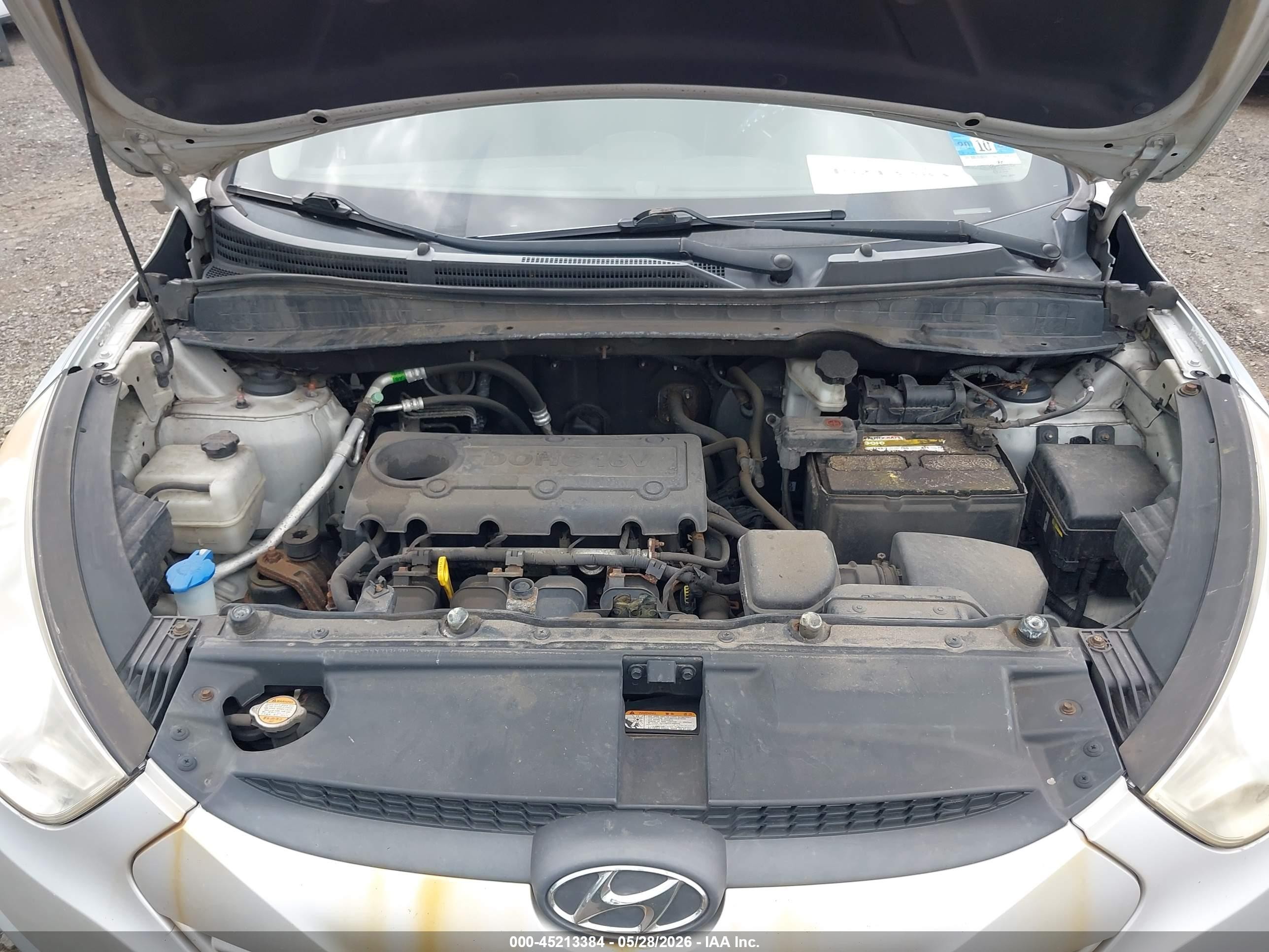2012 Hyundai Tucson Gls Silver vin: KM8JUCAC3CU420556