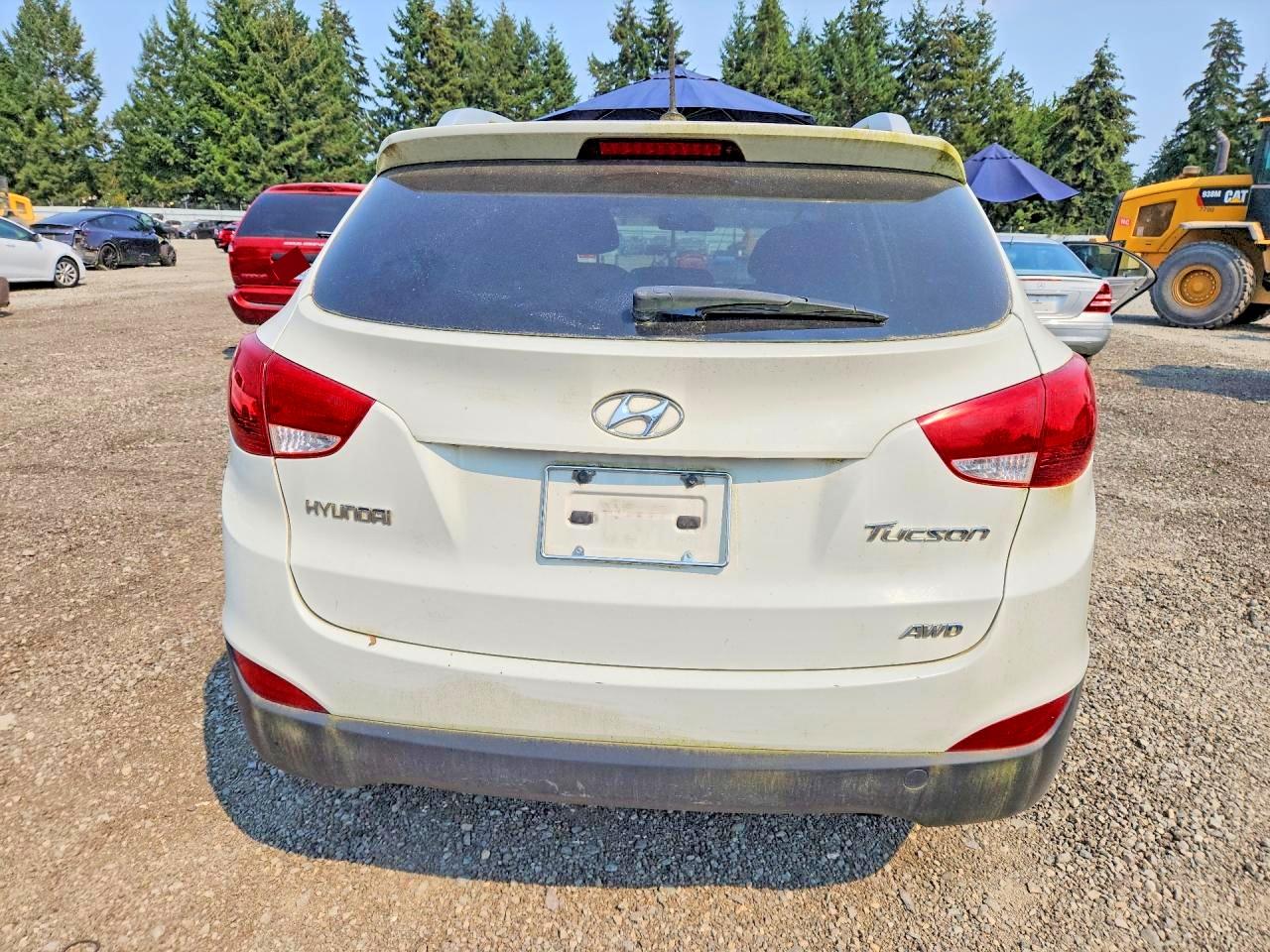 2012 Hyundai Tucson Gls Белый vin: KM8JUCAC3CU465562