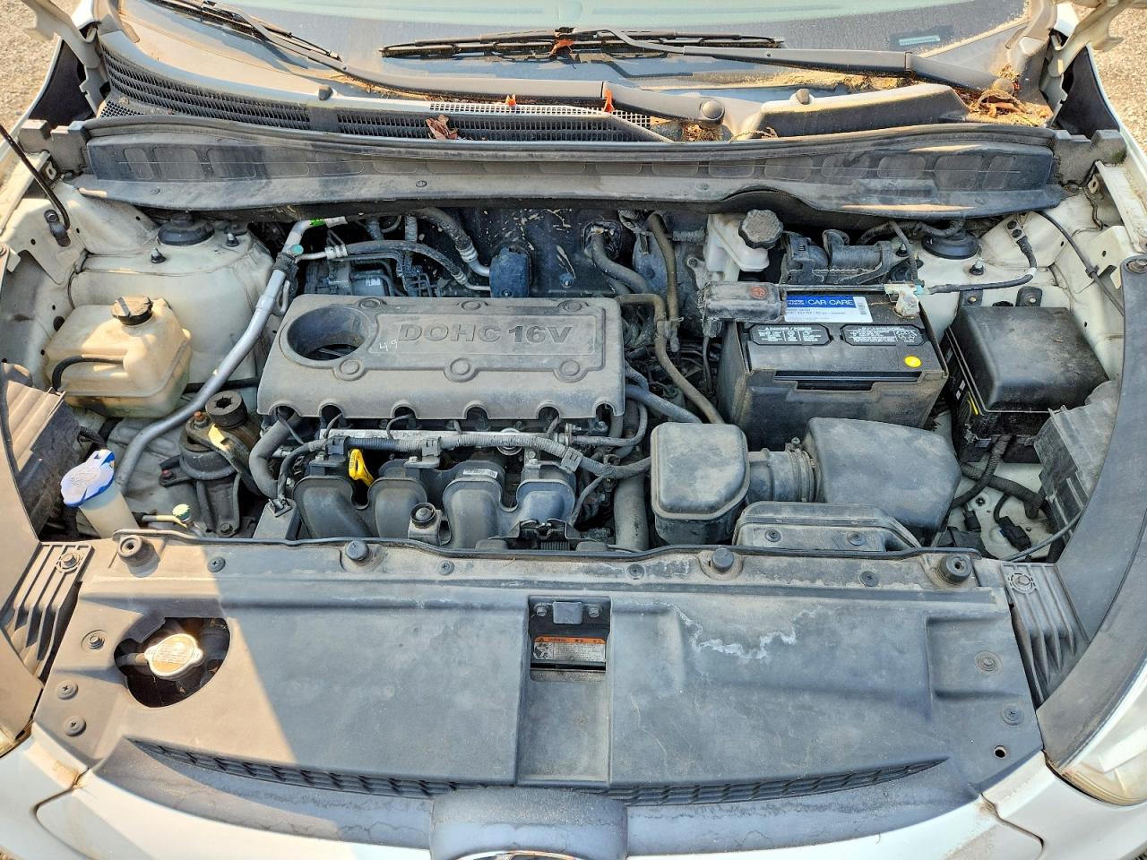 2012 Hyundai Tucson Gls Белый vin: KM8JUCAC3CU465562