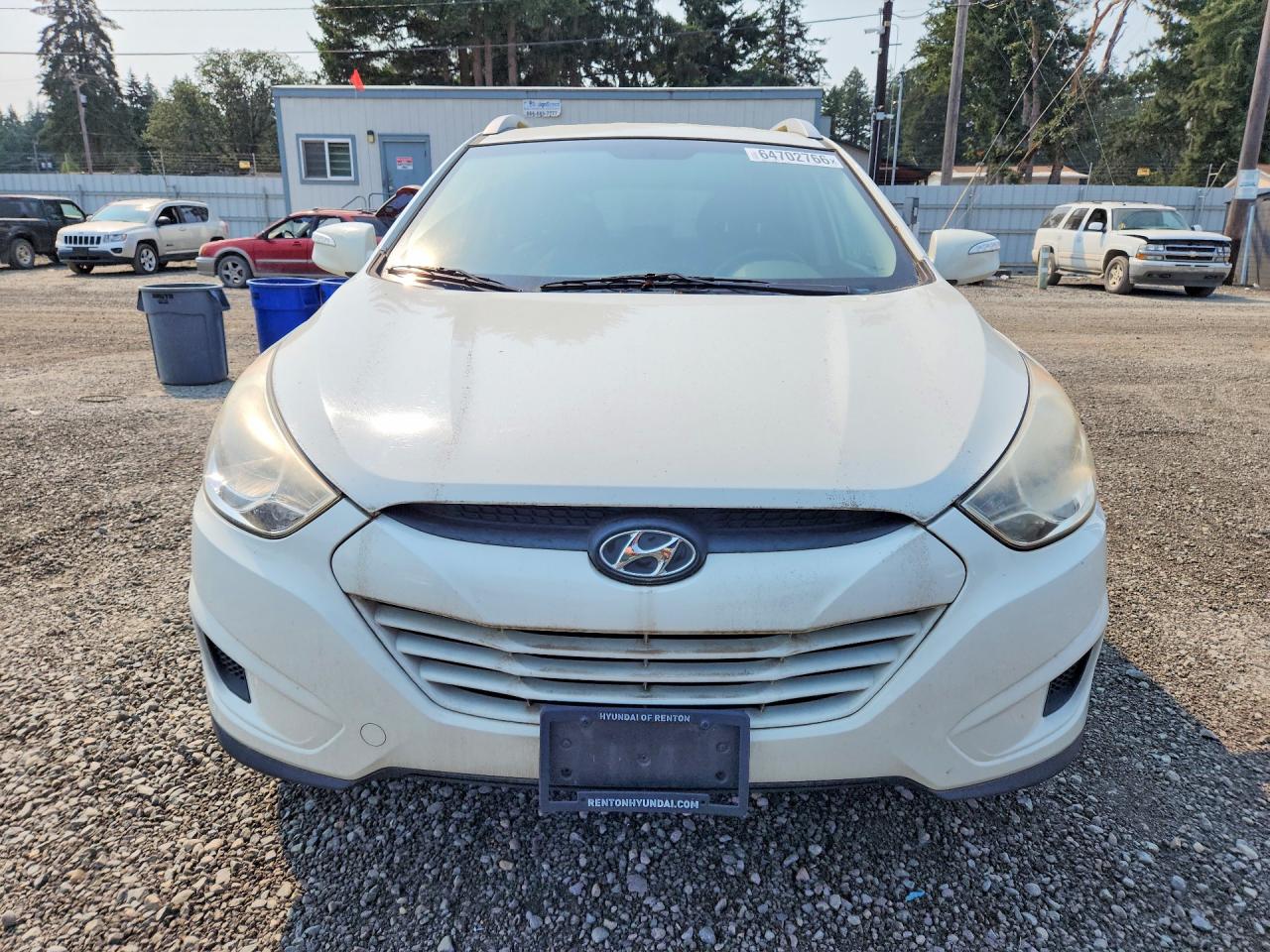 2012 Hyundai Tucson Gls Белый vin: KM8JUCAC3CU465562