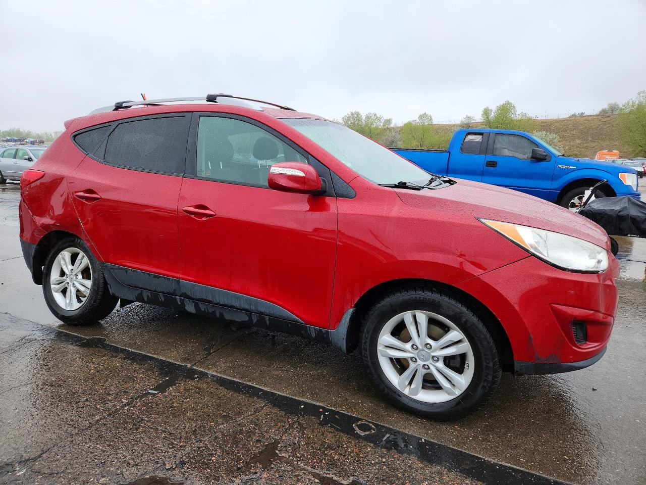 2012 Hyundai Tucson Gls Red vin: KM8JUCAC3CU478635