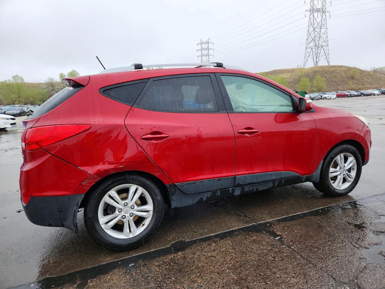 2012 Hyundai Tucson Gls Red vin: KM8JUCAC3CU478635