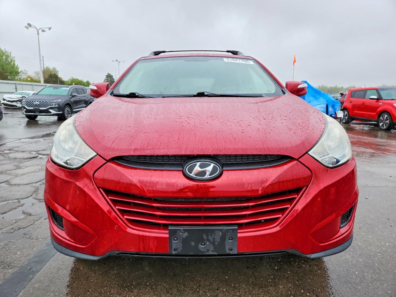2012 Hyundai Tucson Gls Red vin: KM8JUCAC3CU478635