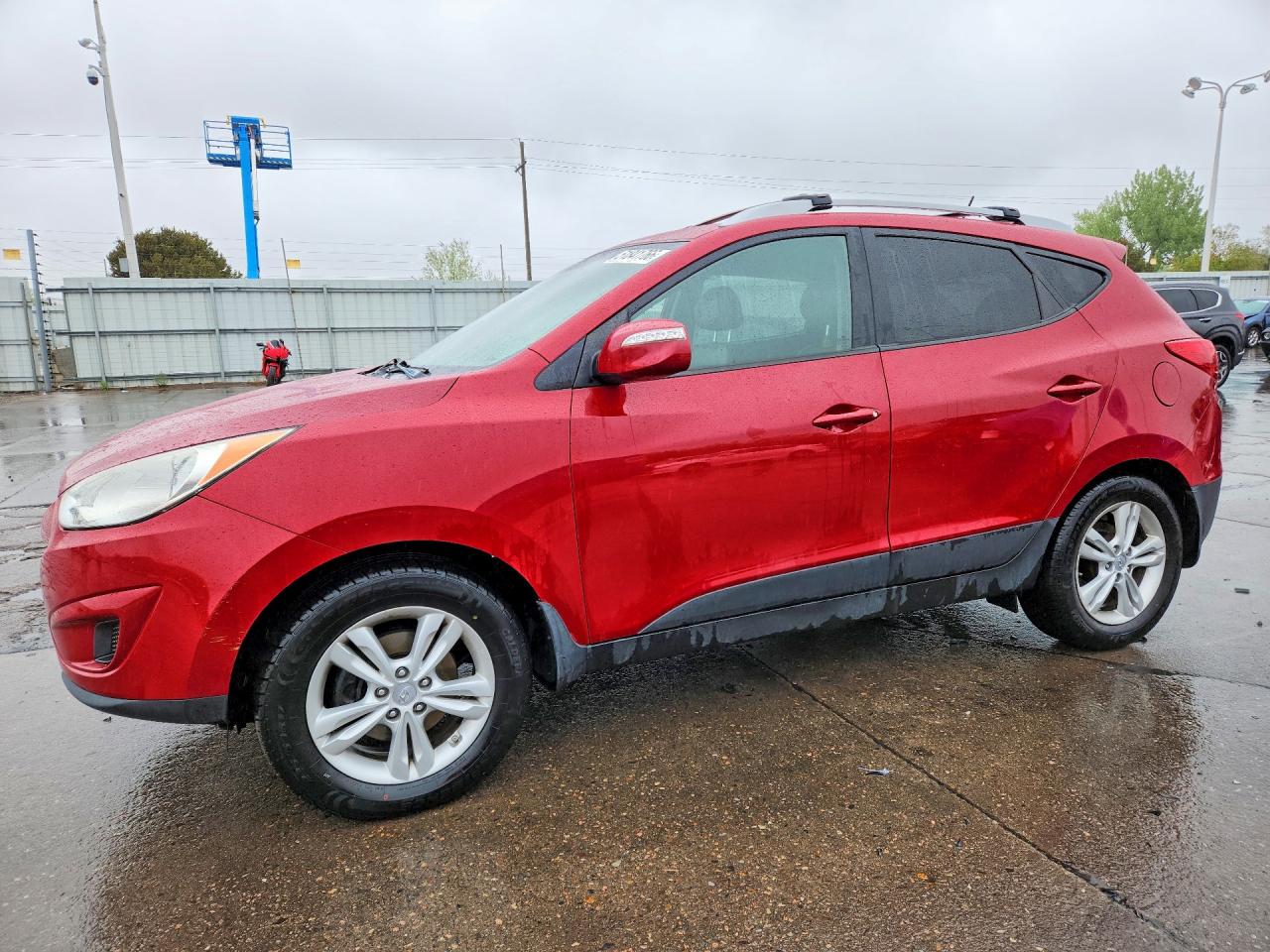2012 Hyundai Tucson Gls Red vin: KM8JUCAC3CU478635