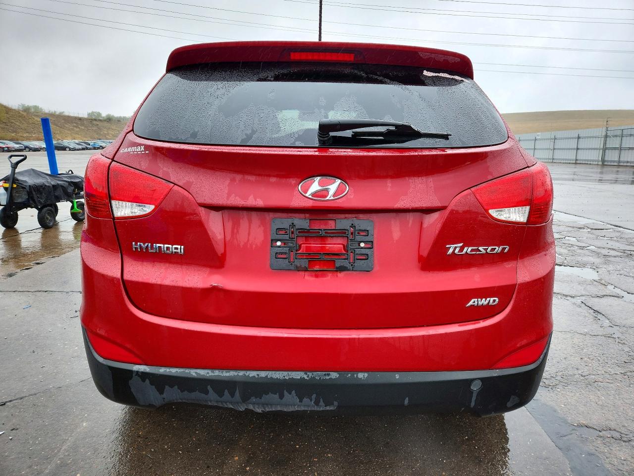 2012 Hyundai Tucson Gls Red vin: KM8JUCAC3CU478635