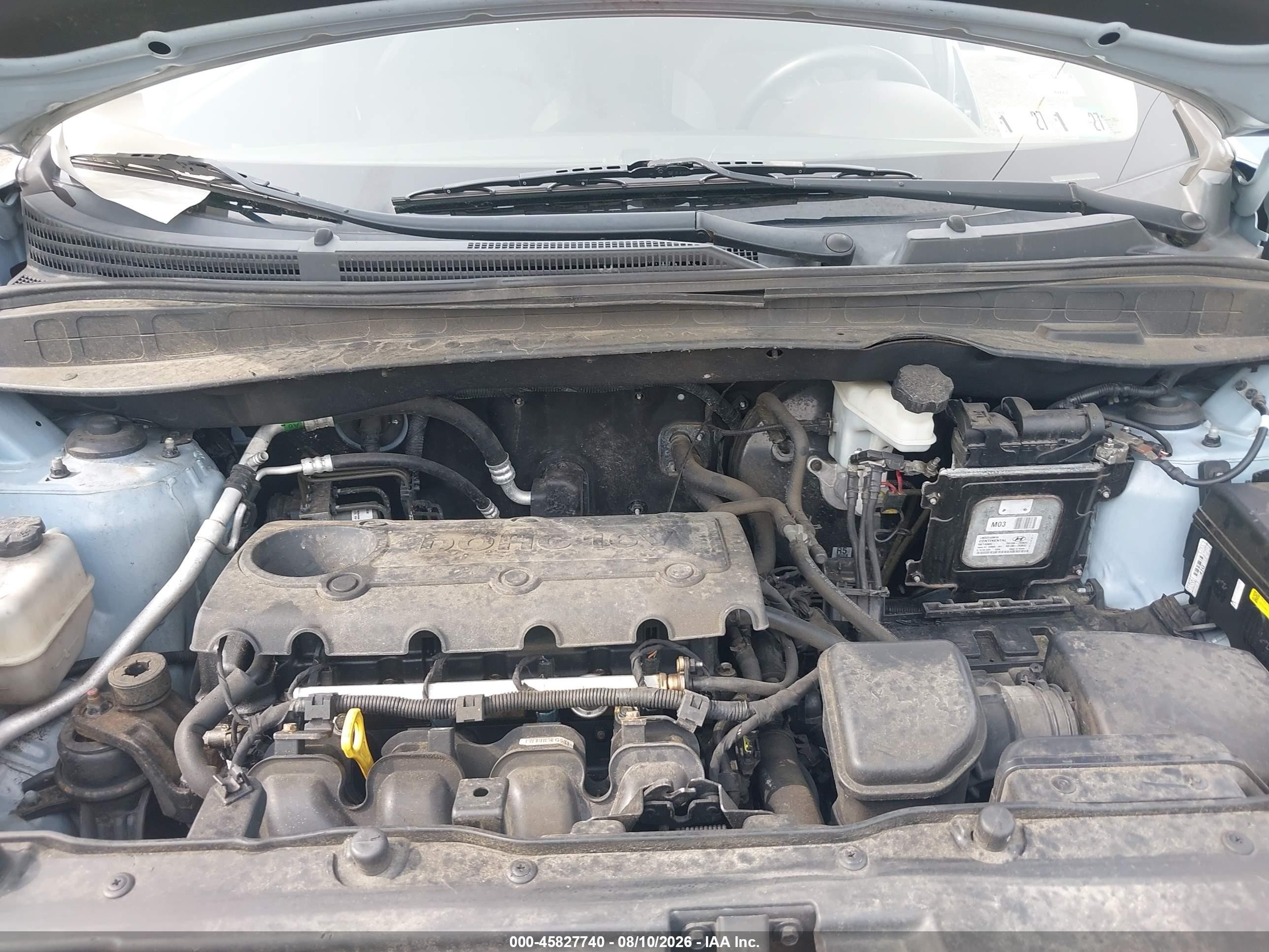 2012 Hyundai Tucson Gls Light Blue vin: KM8JUCAC3CU519149