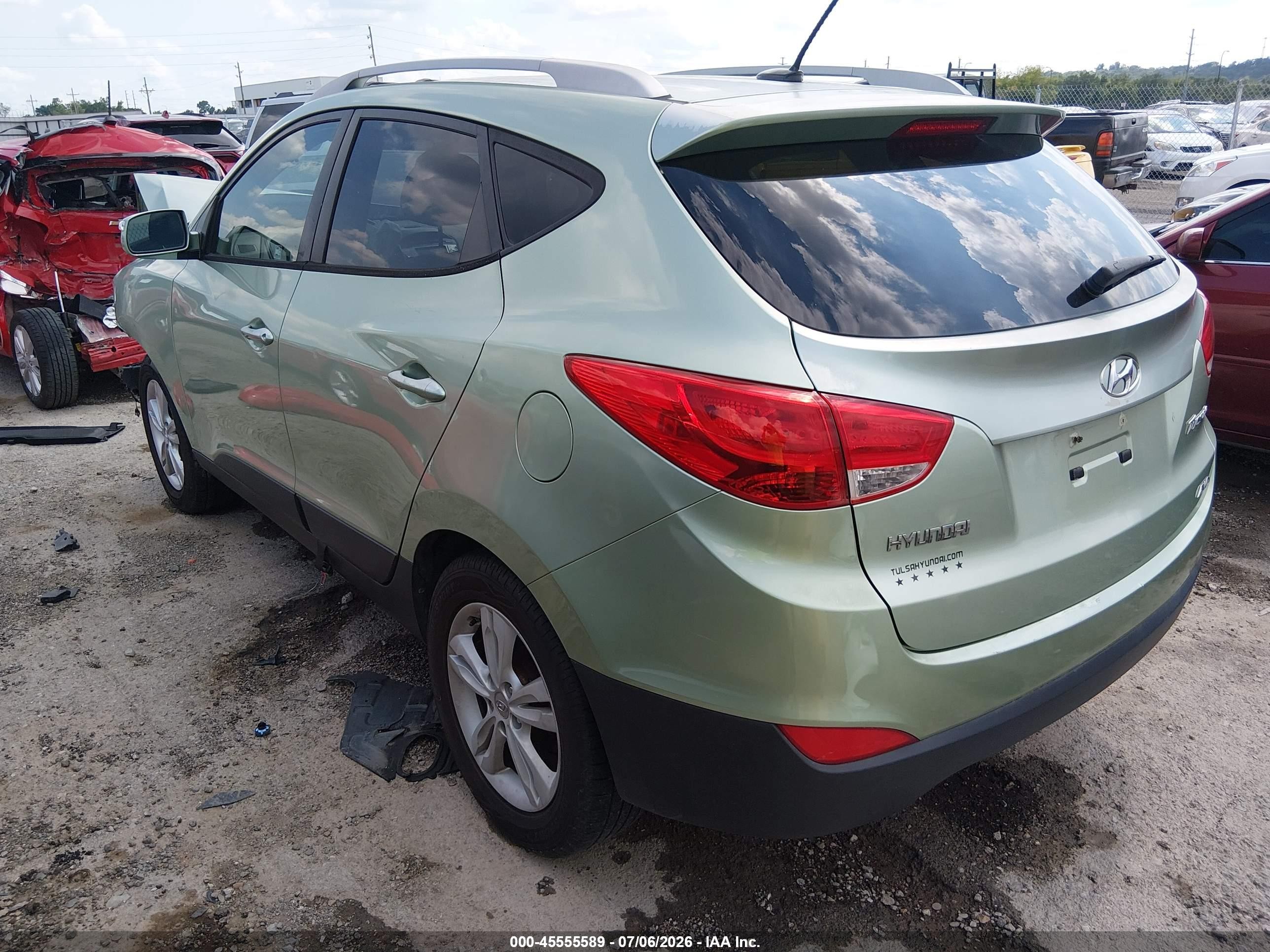 2012 Hyundai Tucson Gls Brown vin: KM8JUCAC3CU533410
