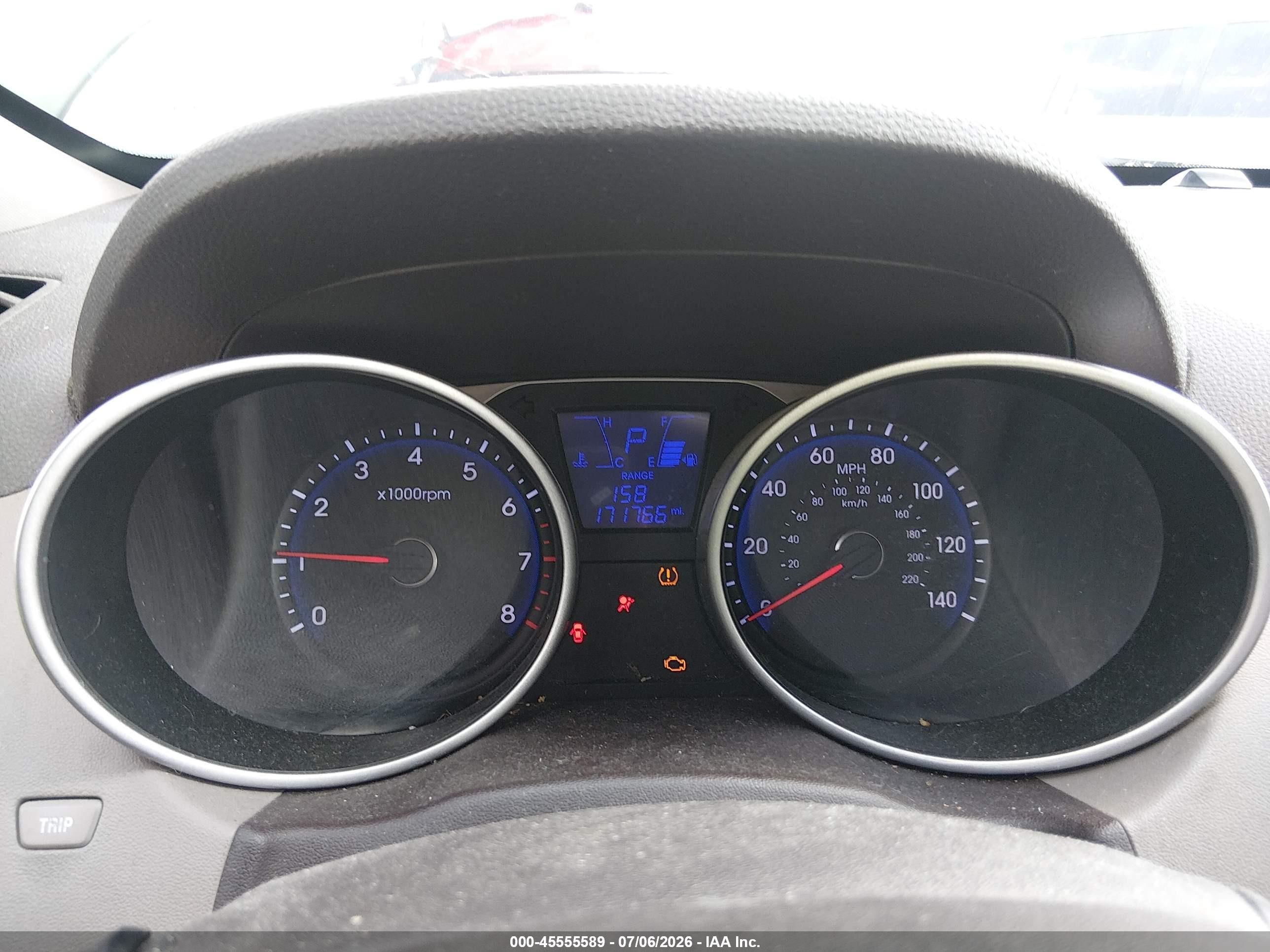 2012 Hyundai Tucson Gls Brown vin: KM8JUCAC3CU533410