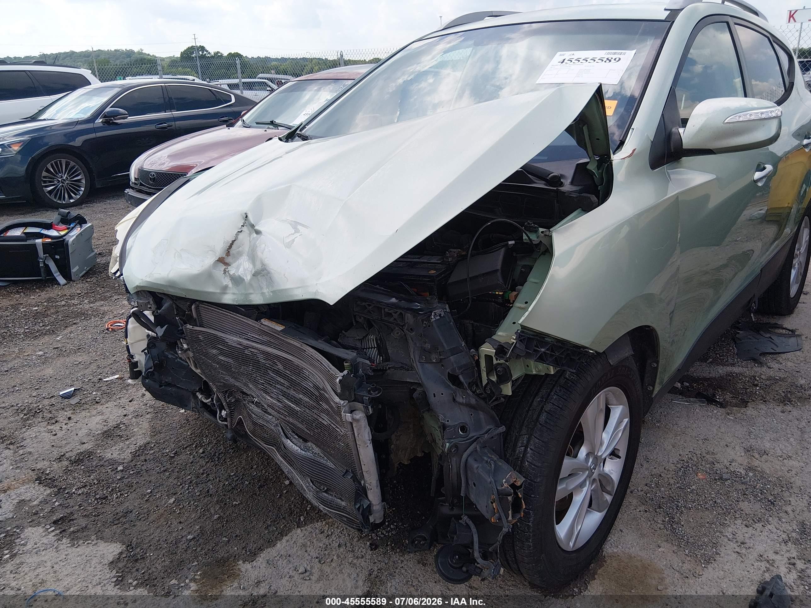 2012 Hyundai Tucson Gls Brown vin: KM8JUCAC3CU533410