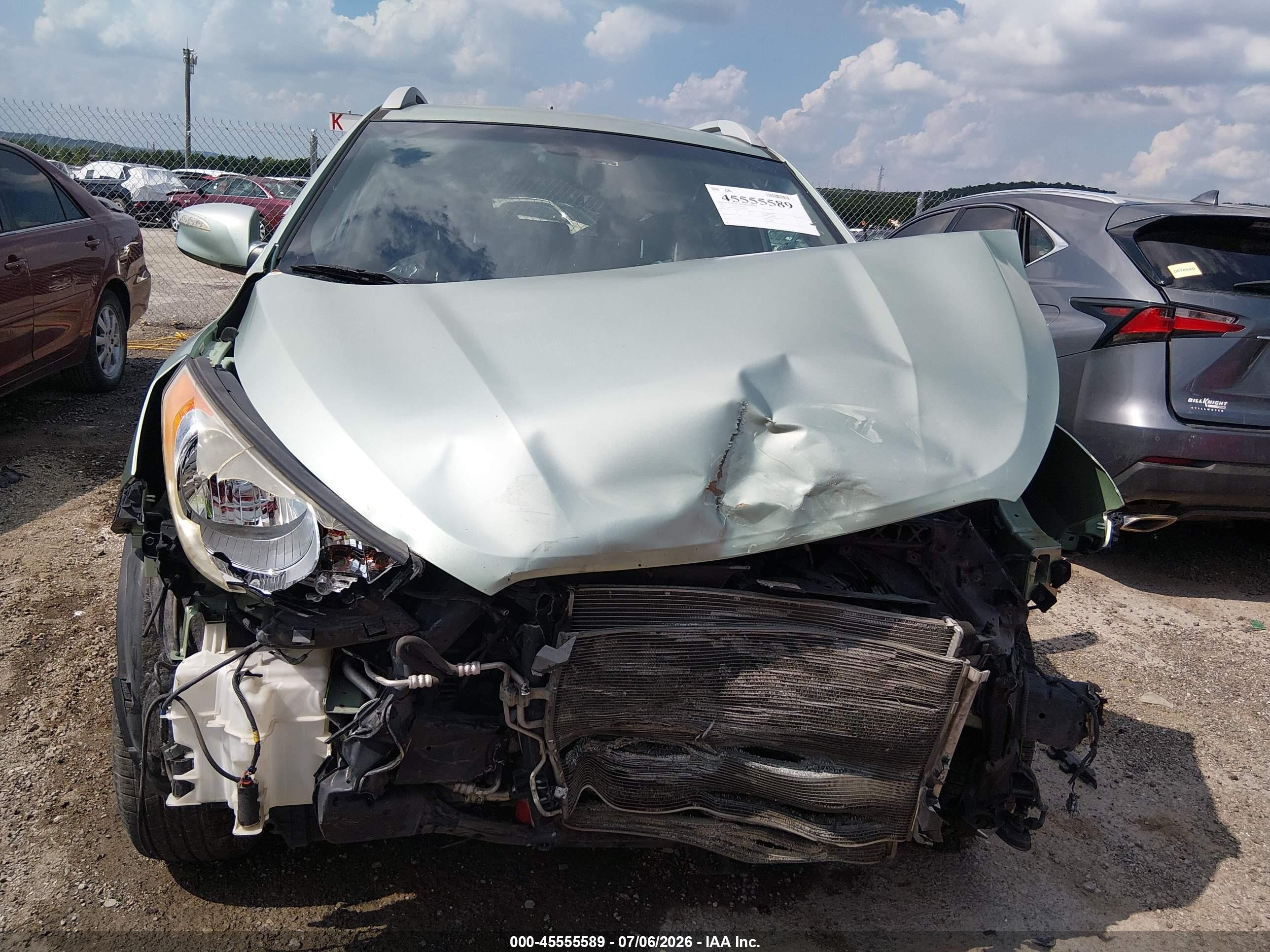 2012 Hyundai Tucson Gls Brown vin: KM8JUCAC3CU533410