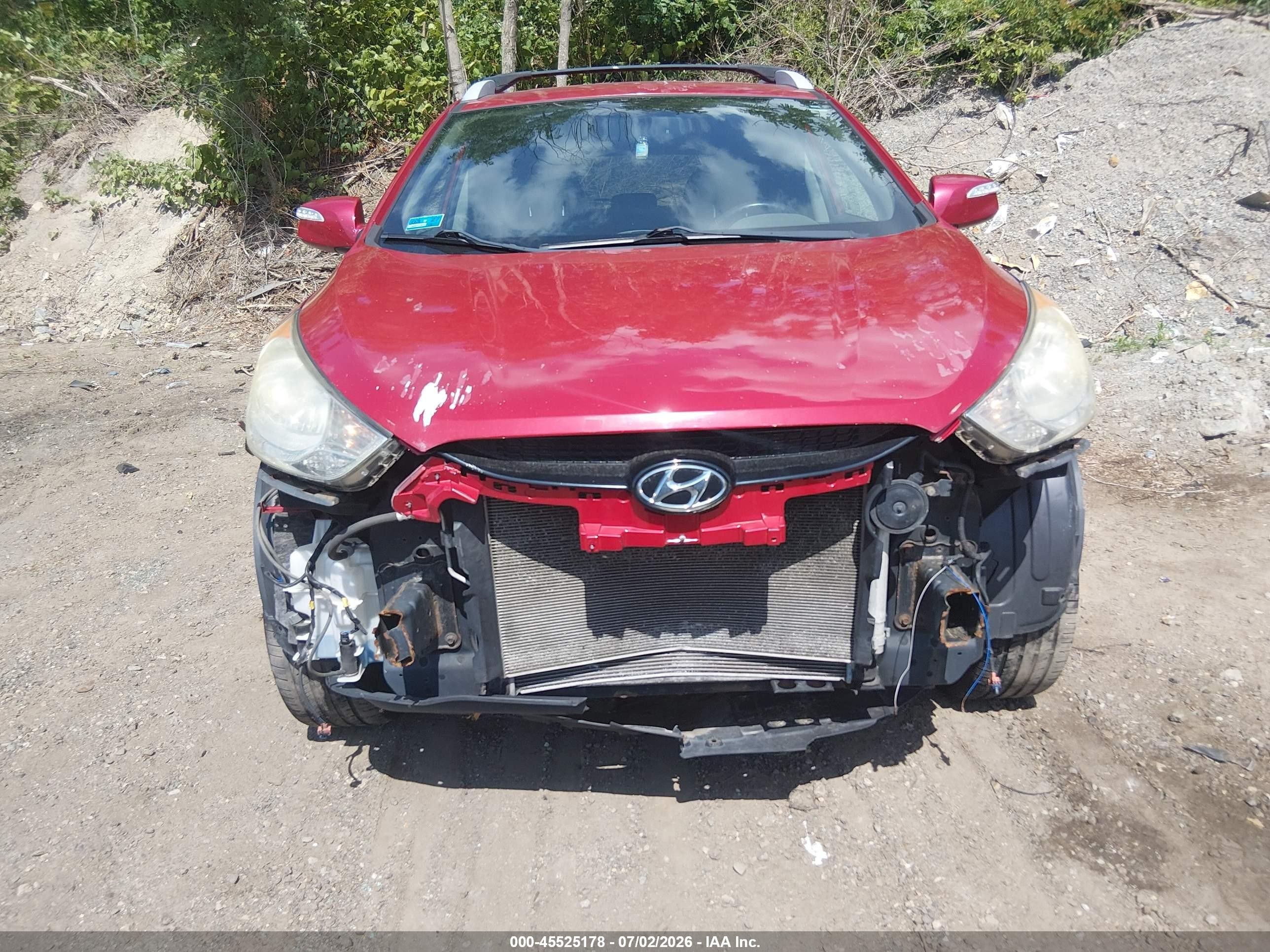 2012 Hyundai Tucson Limited Red vin: KM8JUCAC3CU539451