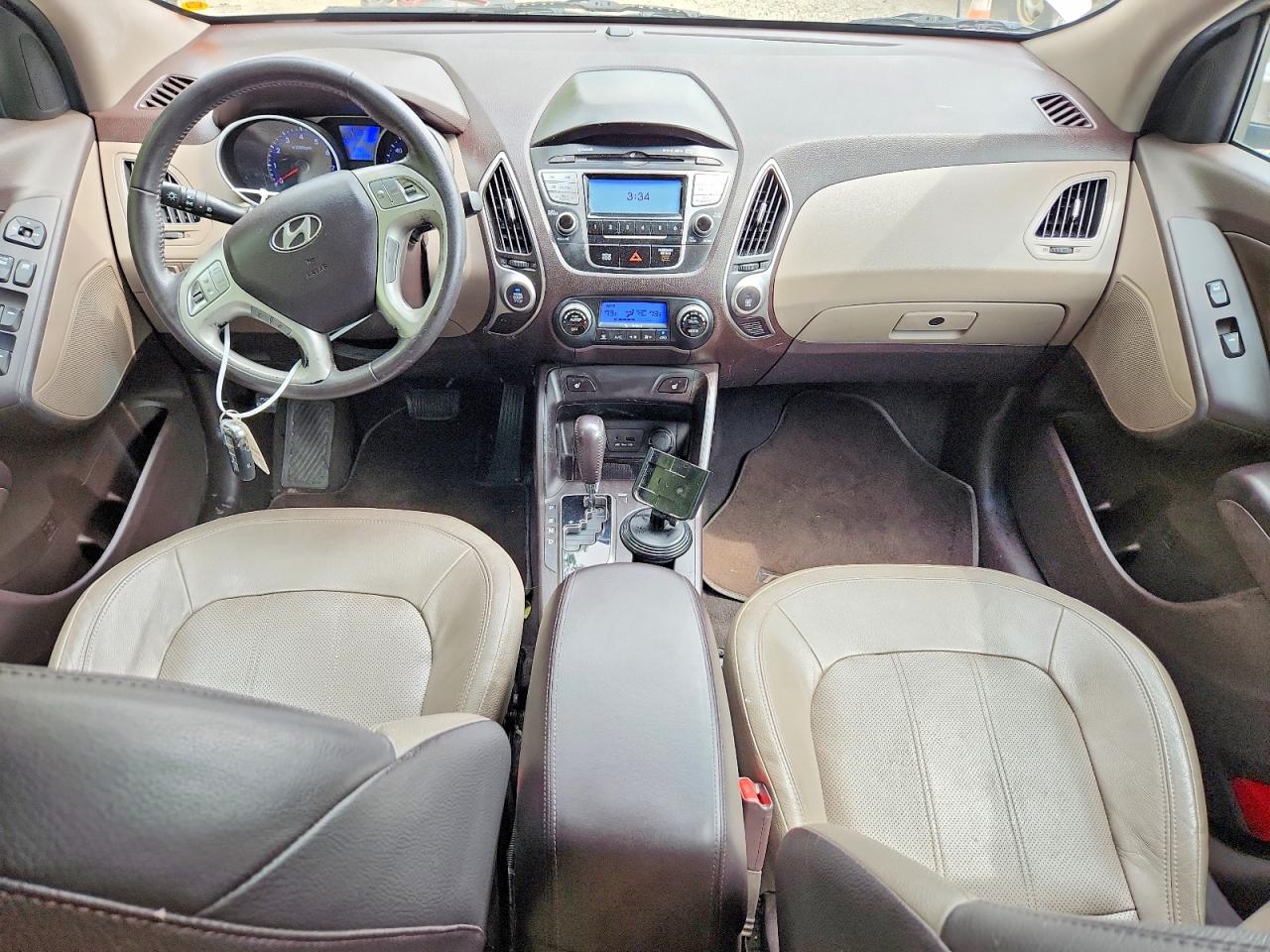2013 Hyundai Tucson Limited Tan vin: KM8JUCAC3DU621147