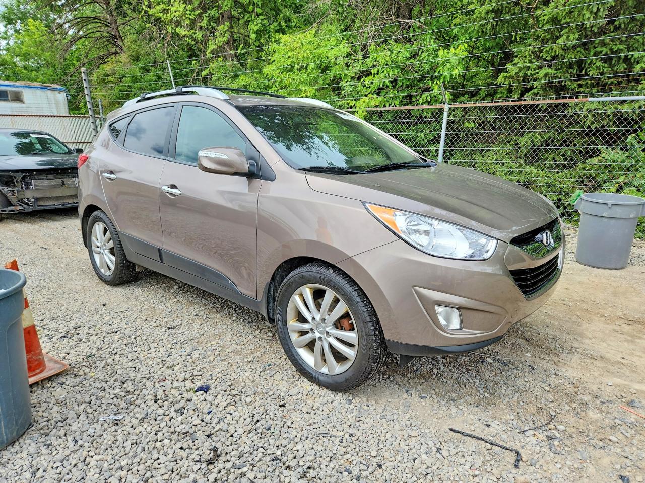 2013 Hyundai Tucson Limited Tan vin: KM8JUCAC3DU621147