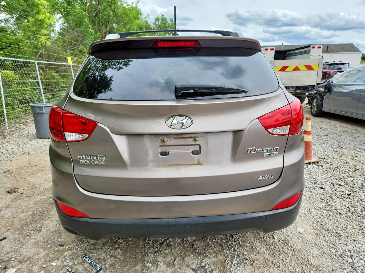 2013 Hyundai Tucson Limited Tan vin: KM8JUCAC3DU621147
