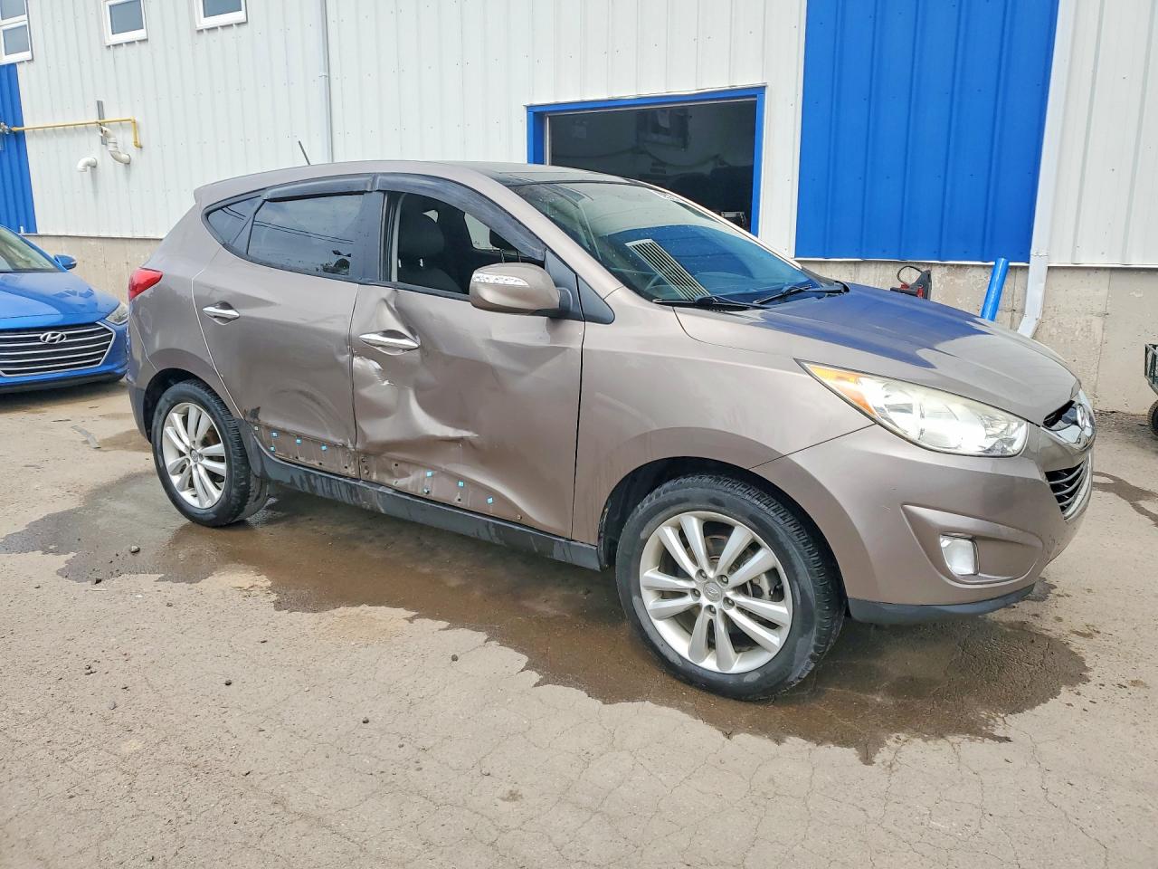 2013 Hyundai Tucson Gls Brown vin: KM8JUCAC3DU630320