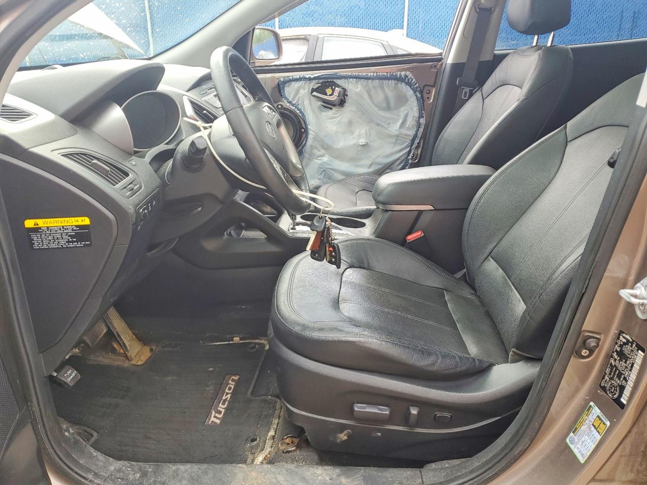 2013 Hyundai Tucson Gls Brown vin: KM8JUCAC3DU630320