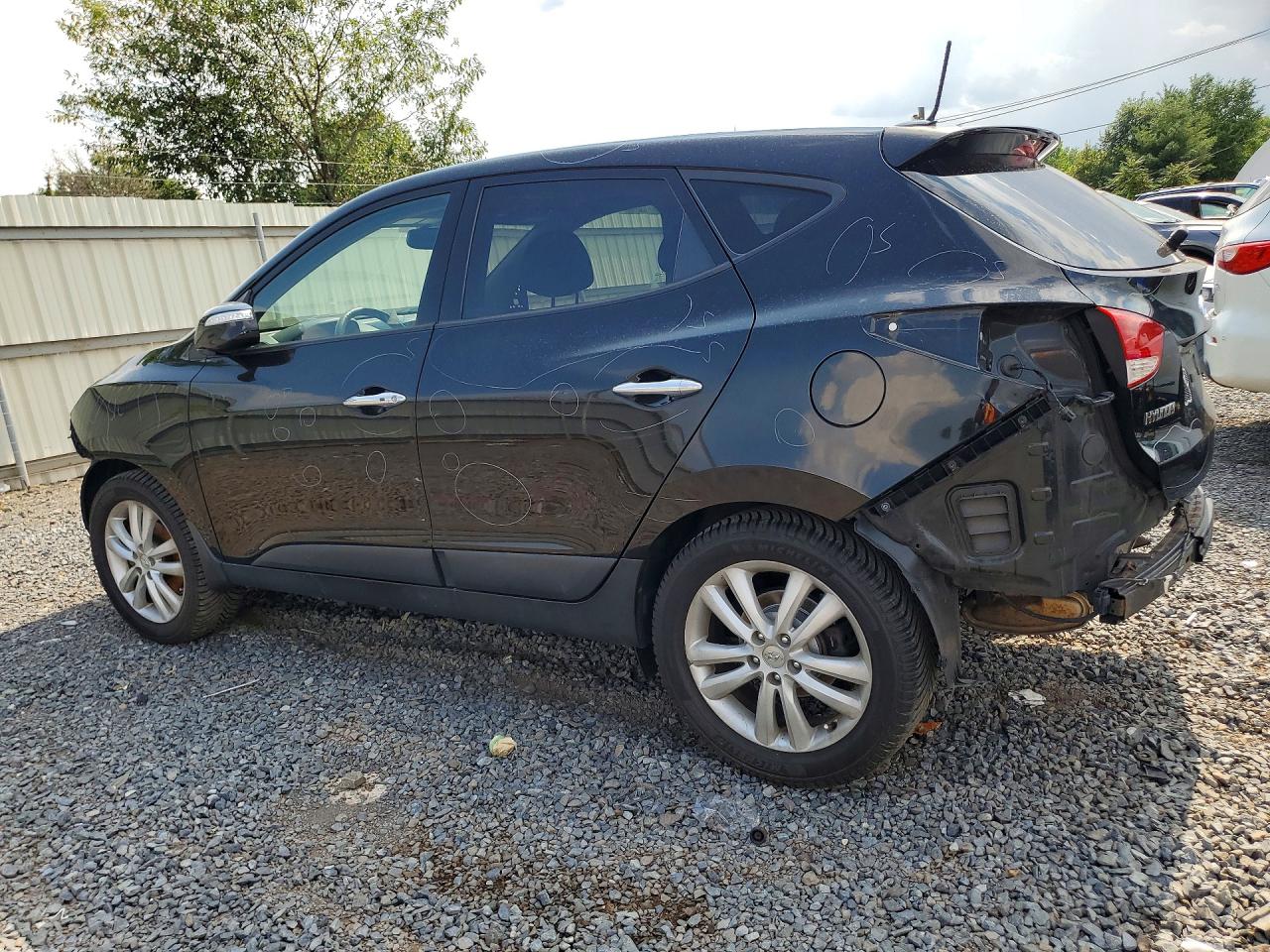 2013 Hyundai Tucson Limited Black vin: KM8JUCAC3DU744995