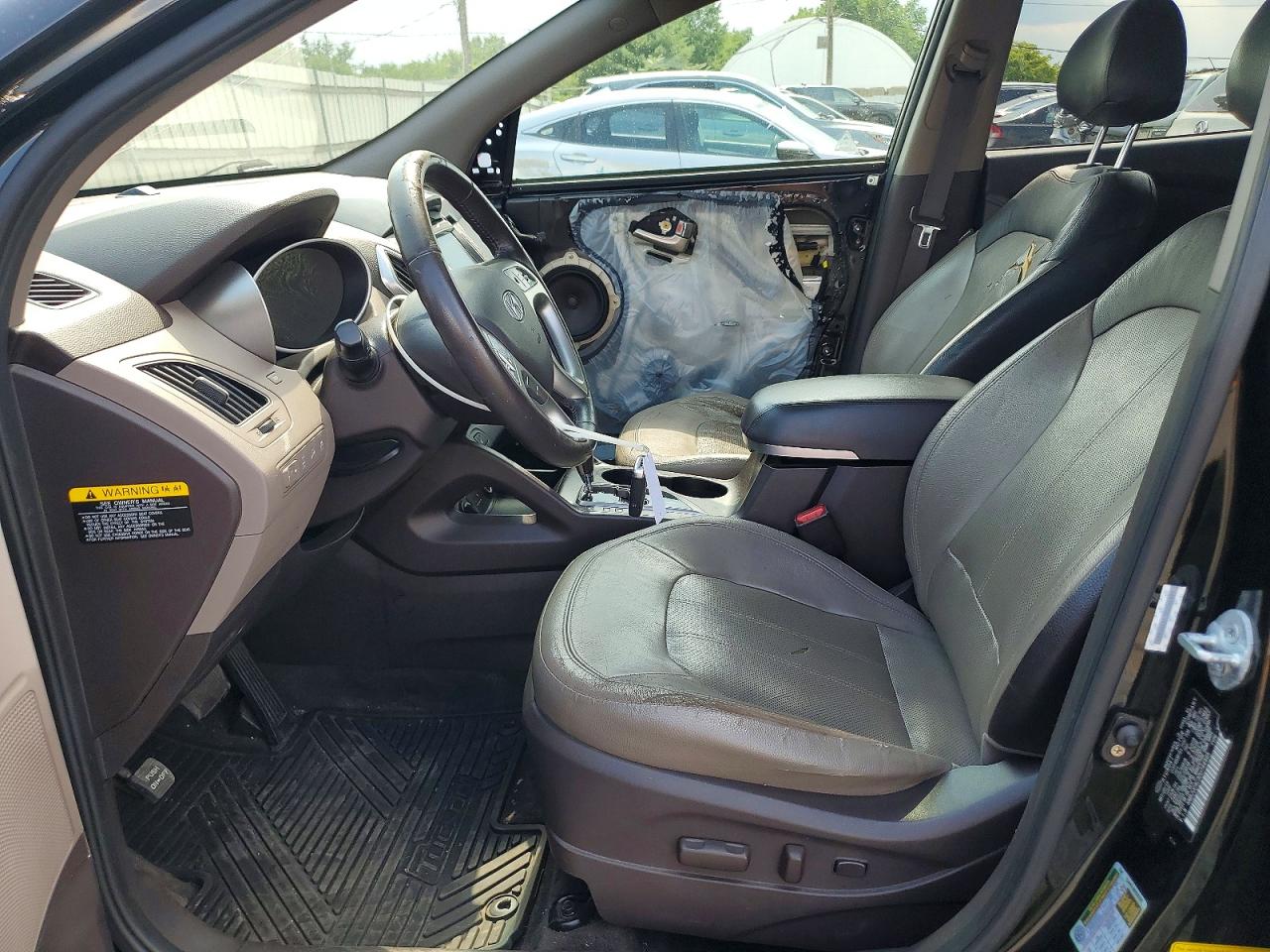 2013 Hyundai Tucson Limited Black vin: KM8JUCAC3DU744995