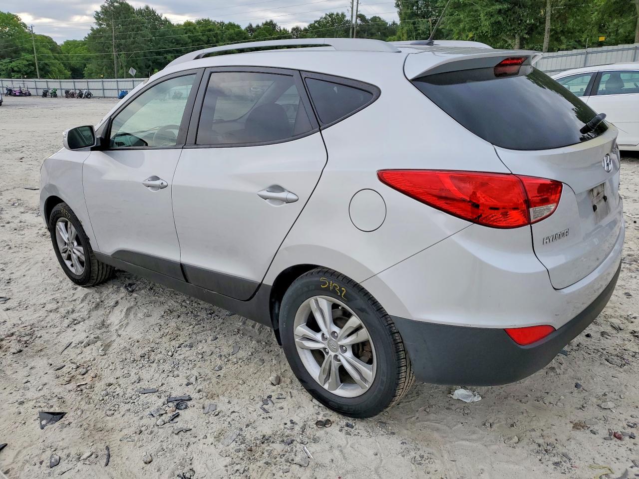 2013 Hyundai Tucson Gls Silver vin: KM8JUCAC3DU754166