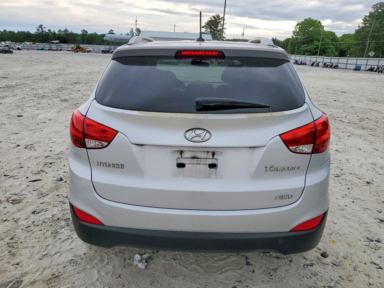 2013 Hyundai Tucson Gls Silver vin: KM8JUCAC3DU754166