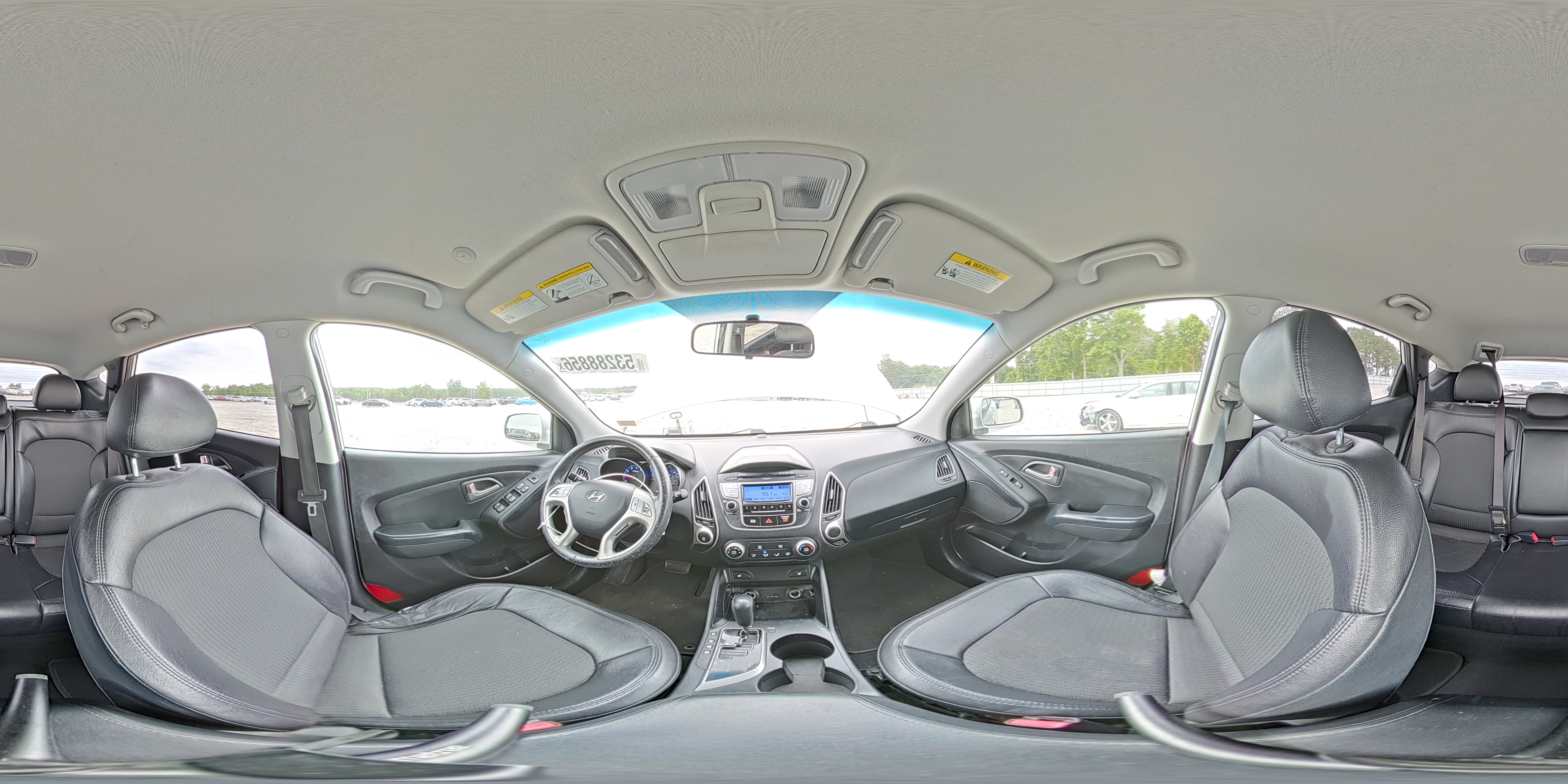 2013 Hyundai Tucson Gls Silver vin: KM8JUCAC3DU754166