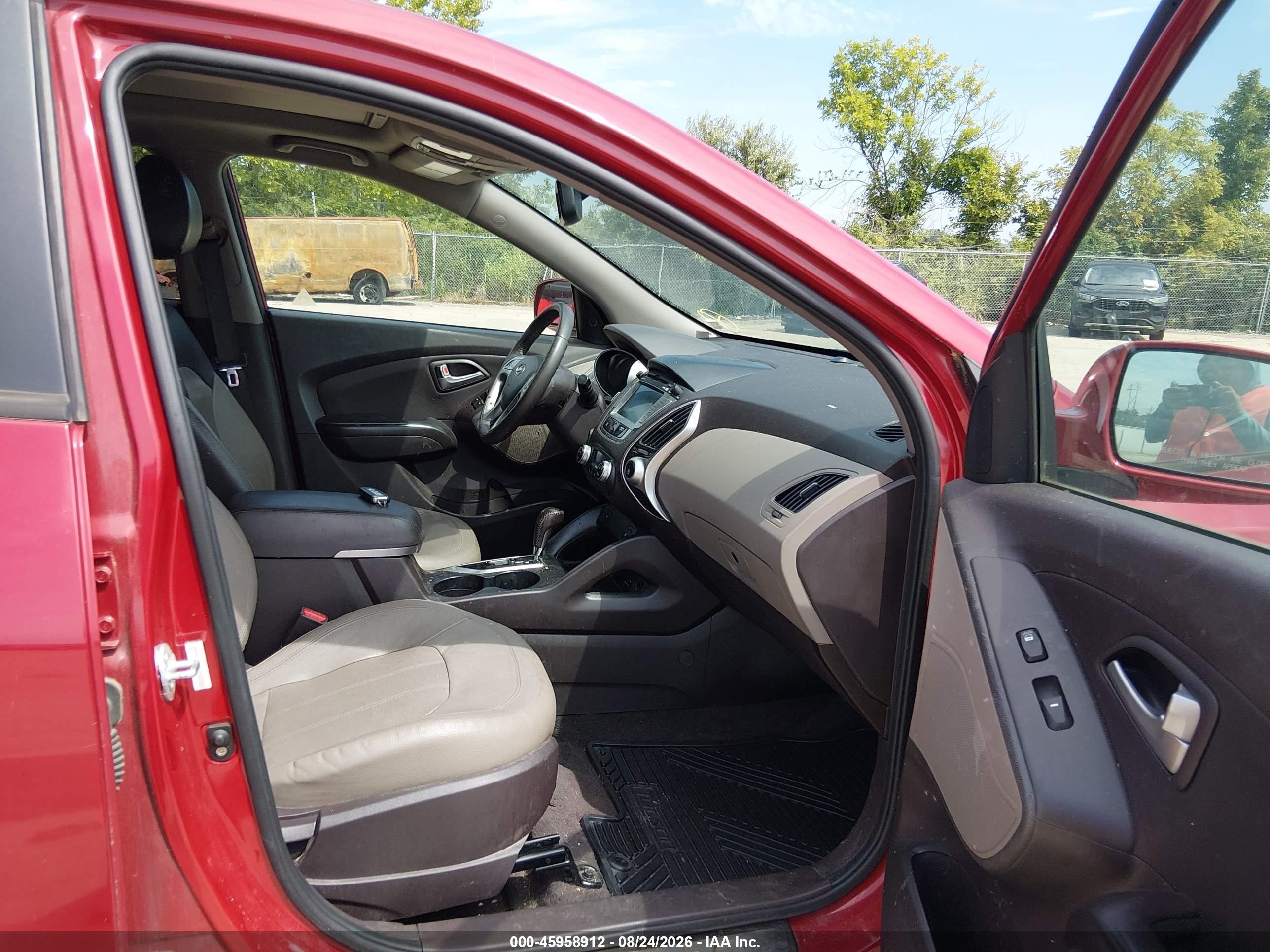 2013 Hyundai Tucson Limited Red vin: KM8JUCAC3DU773025