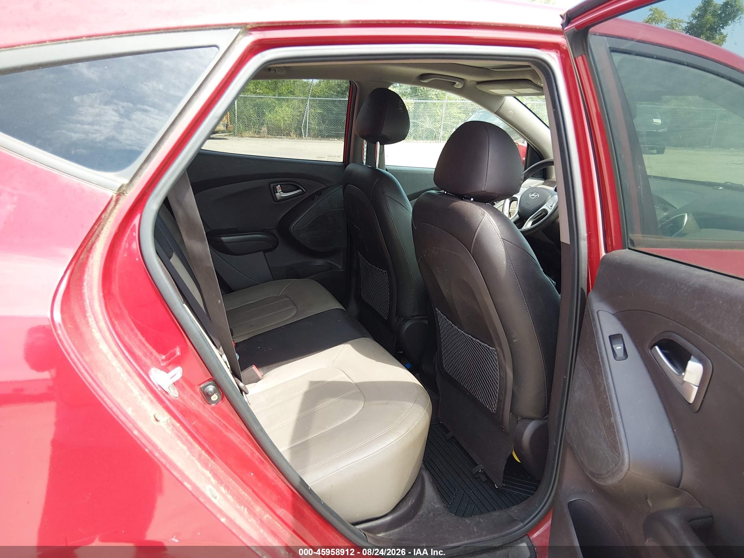 2013 Hyundai Tucson Limited Red vin: KM8JUCAC3DU773025