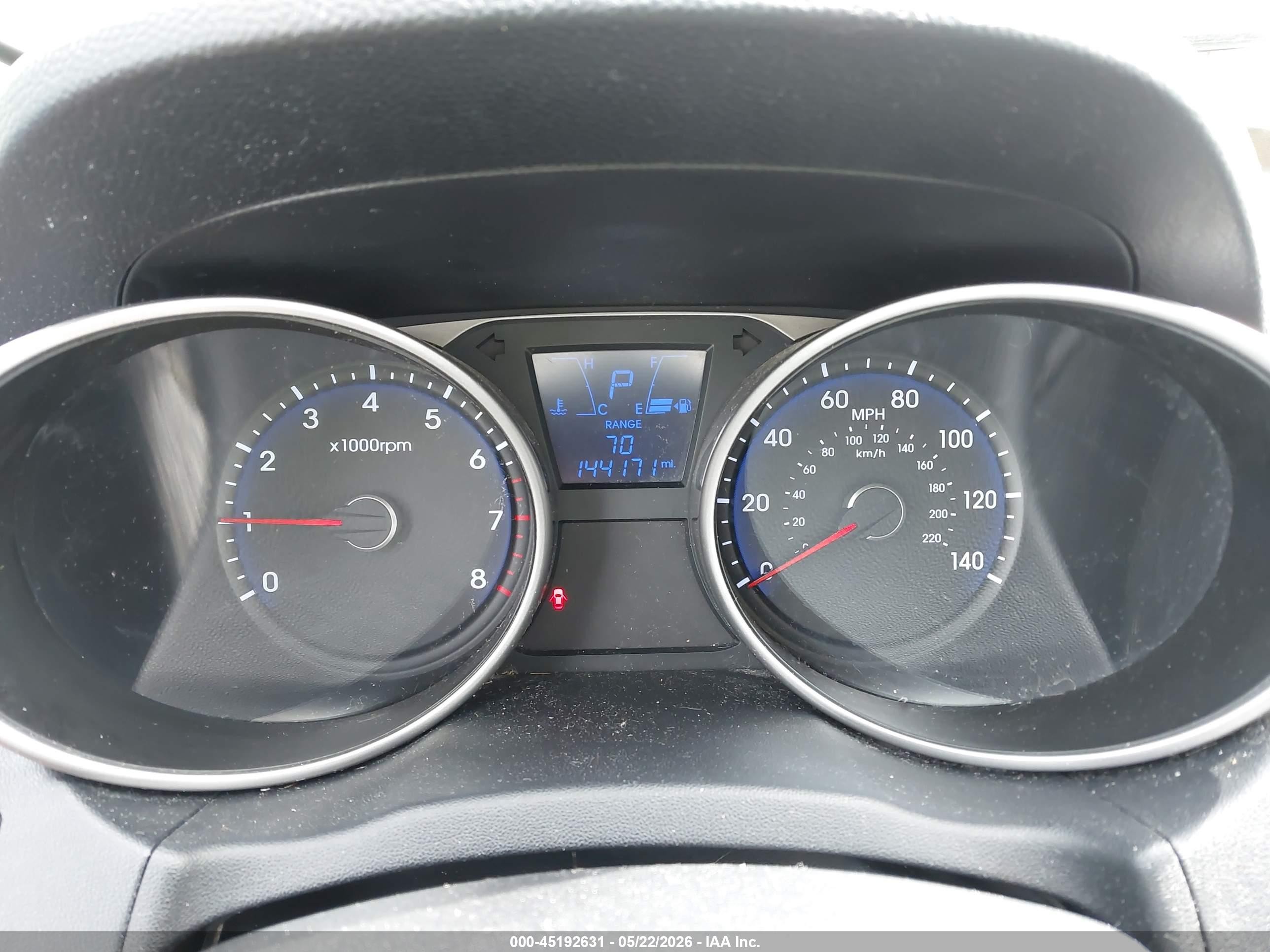 2010 Hyundai Tucson Gls Silver vin: KM8JUCAC4AU075633