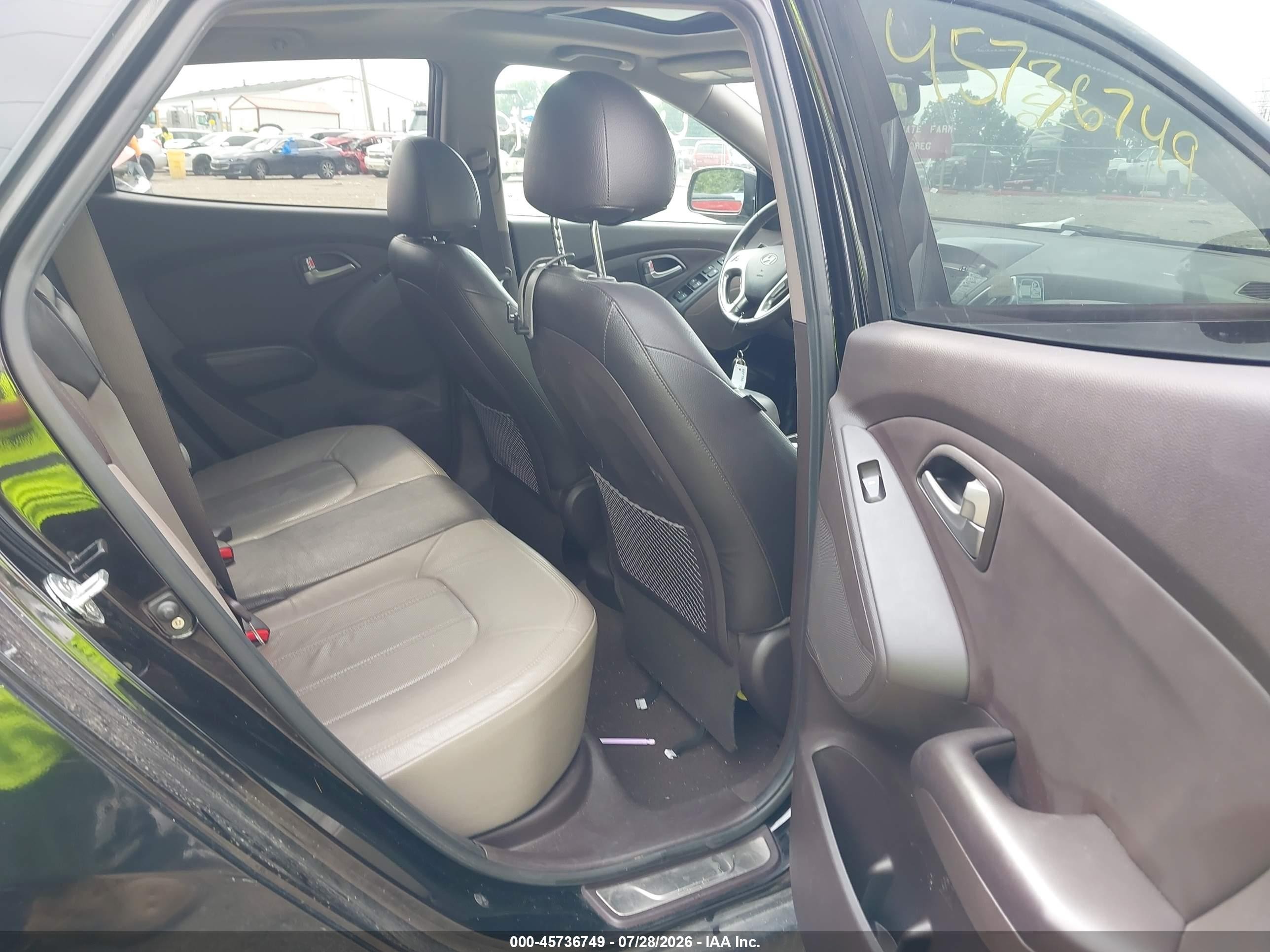 2011 Hyundai Tucson Limited Черный vin: KM8JUCAC4BU294481