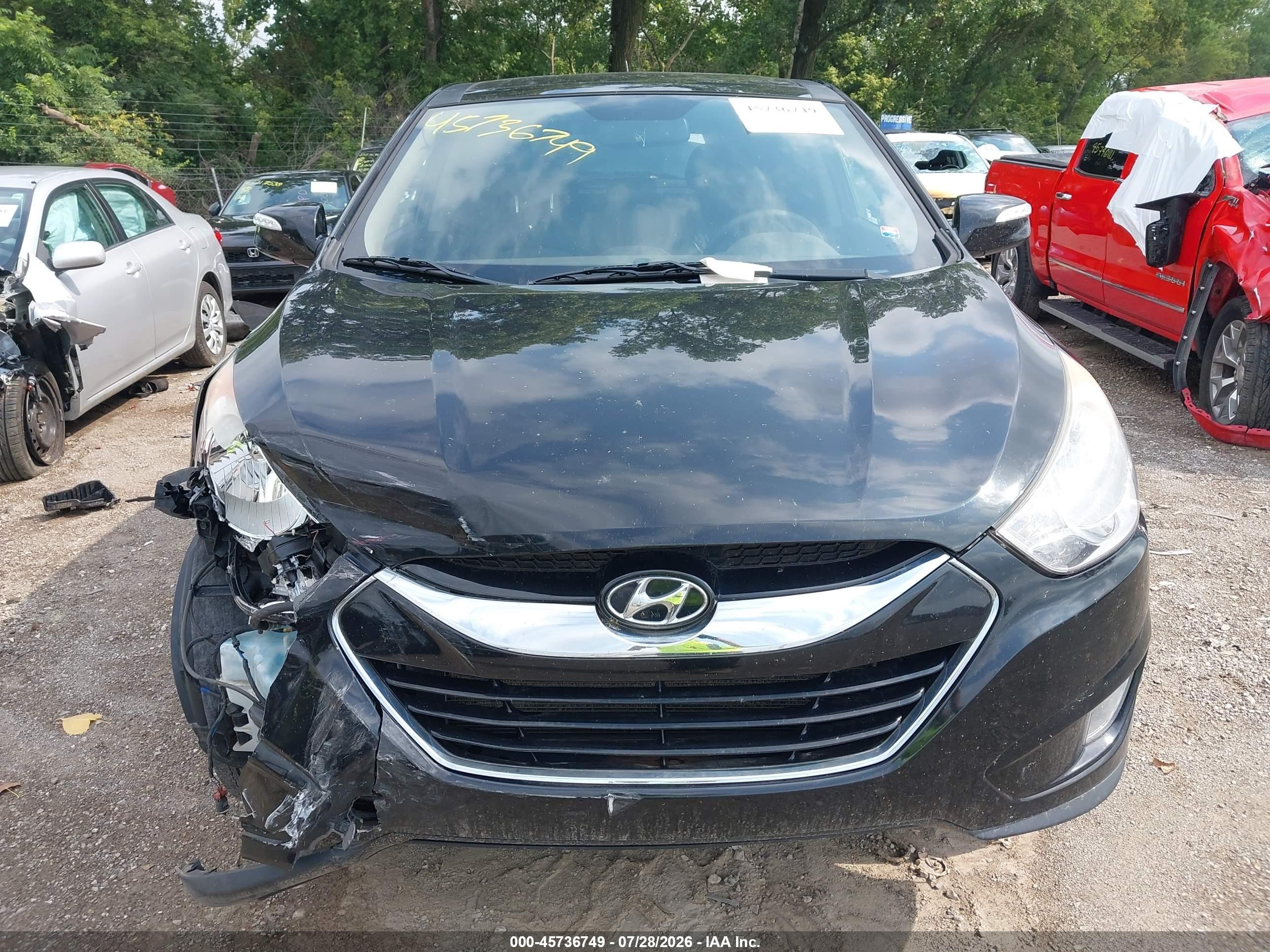 2011 Hyundai Tucson Limited Черный vin: KM8JUCAC4BU294481