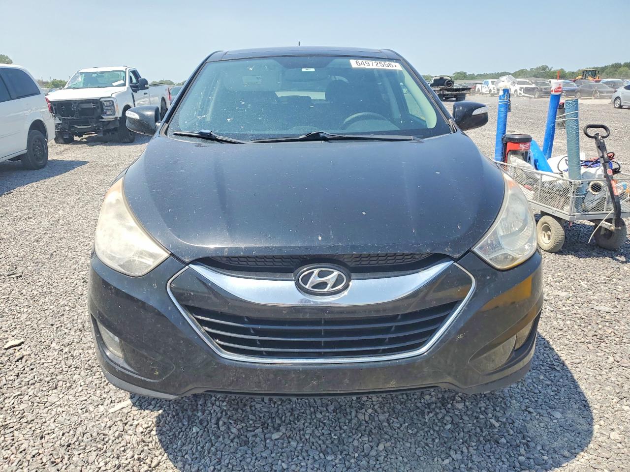2011 Hyundai Tucson Limited Black vin: KM8JUCAC4BU294562