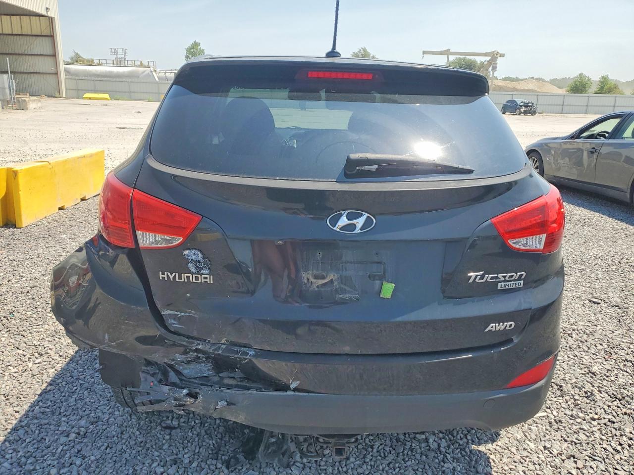 2011 Hyundai Tucson Limited Black vin: KM8JUCAC4BU294562