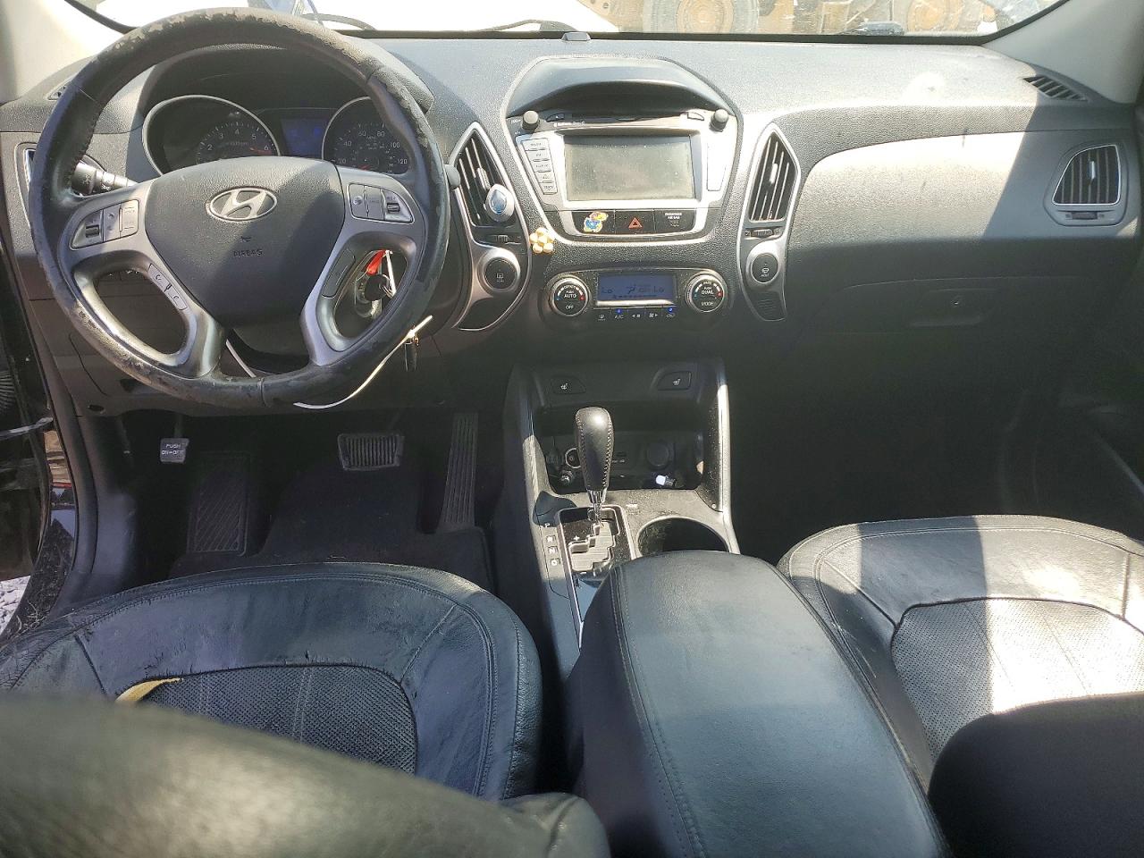 2011 Hyundai Tucson Limited Black vin: KM8JUCAC4BU294562